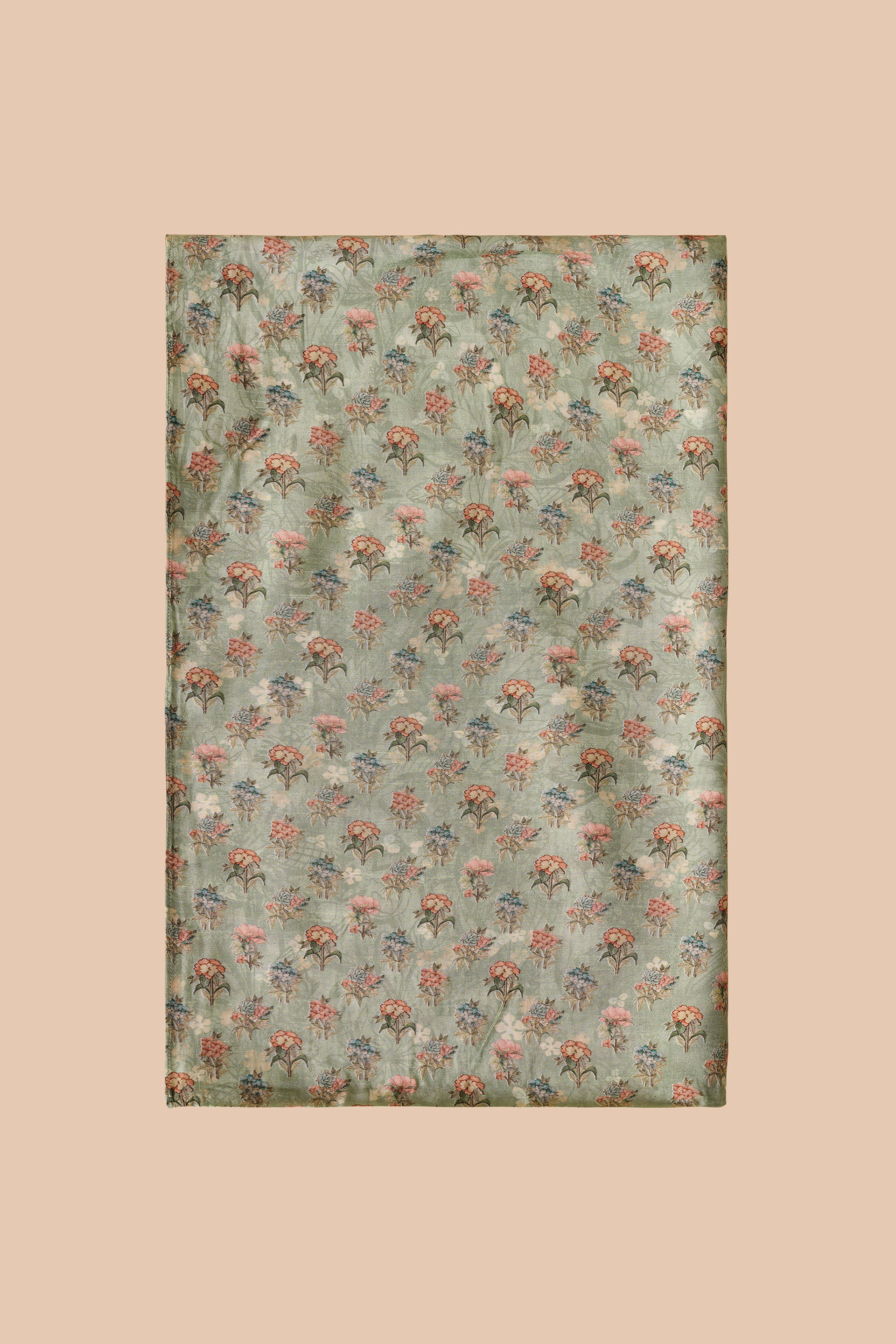 Avonlea Printed Saree - Sage, Sage, image 12