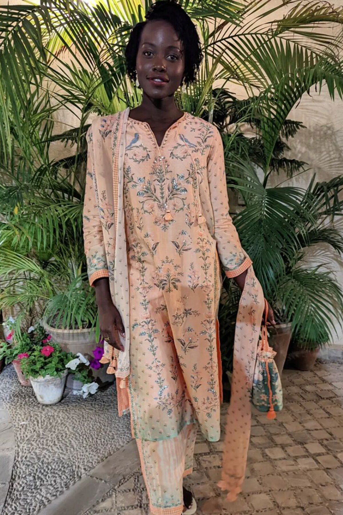 3 - Aavani Kurta Set &ndash; Peach, image 3