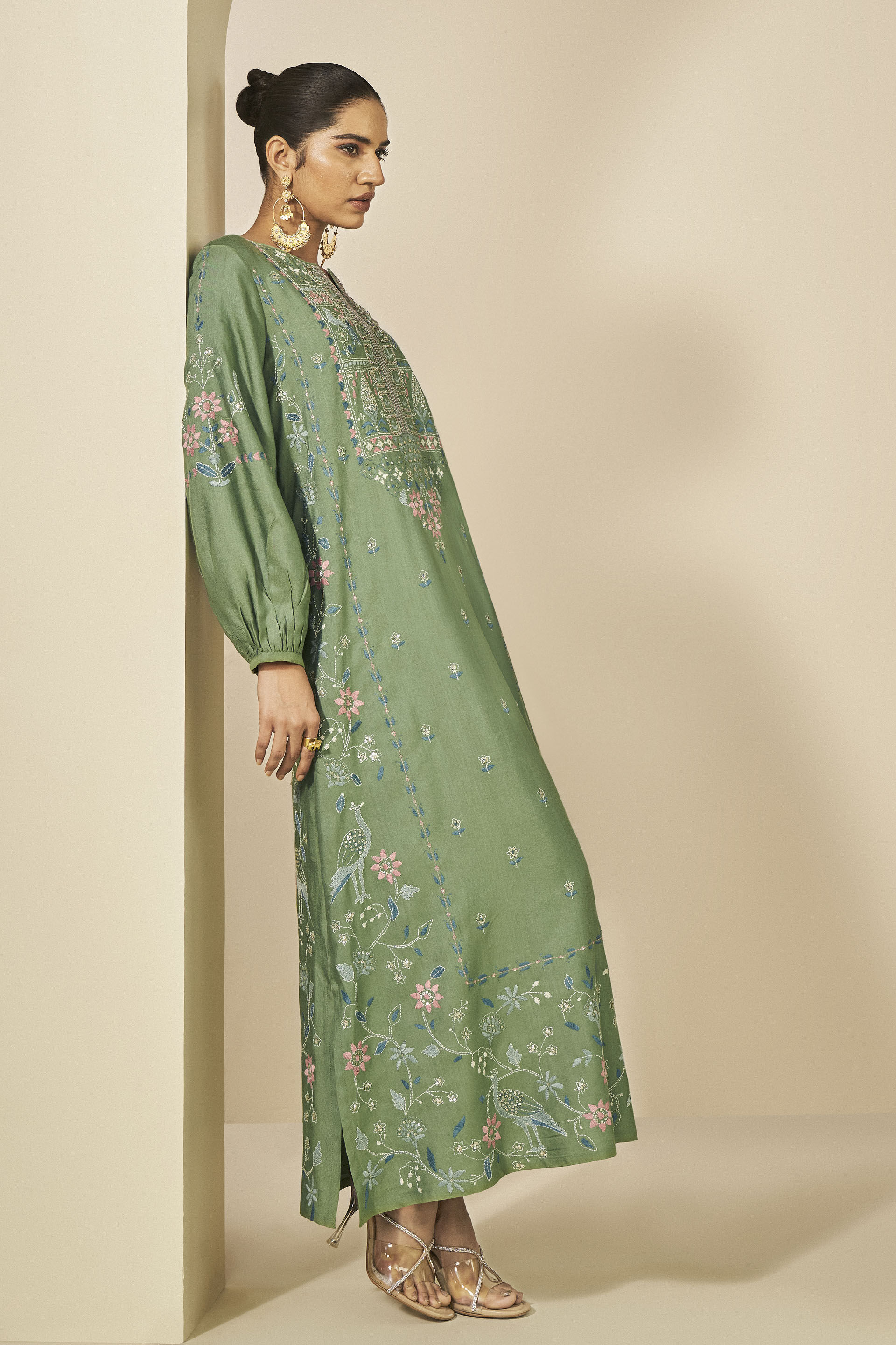 Cyrene Kaftan - Sage
