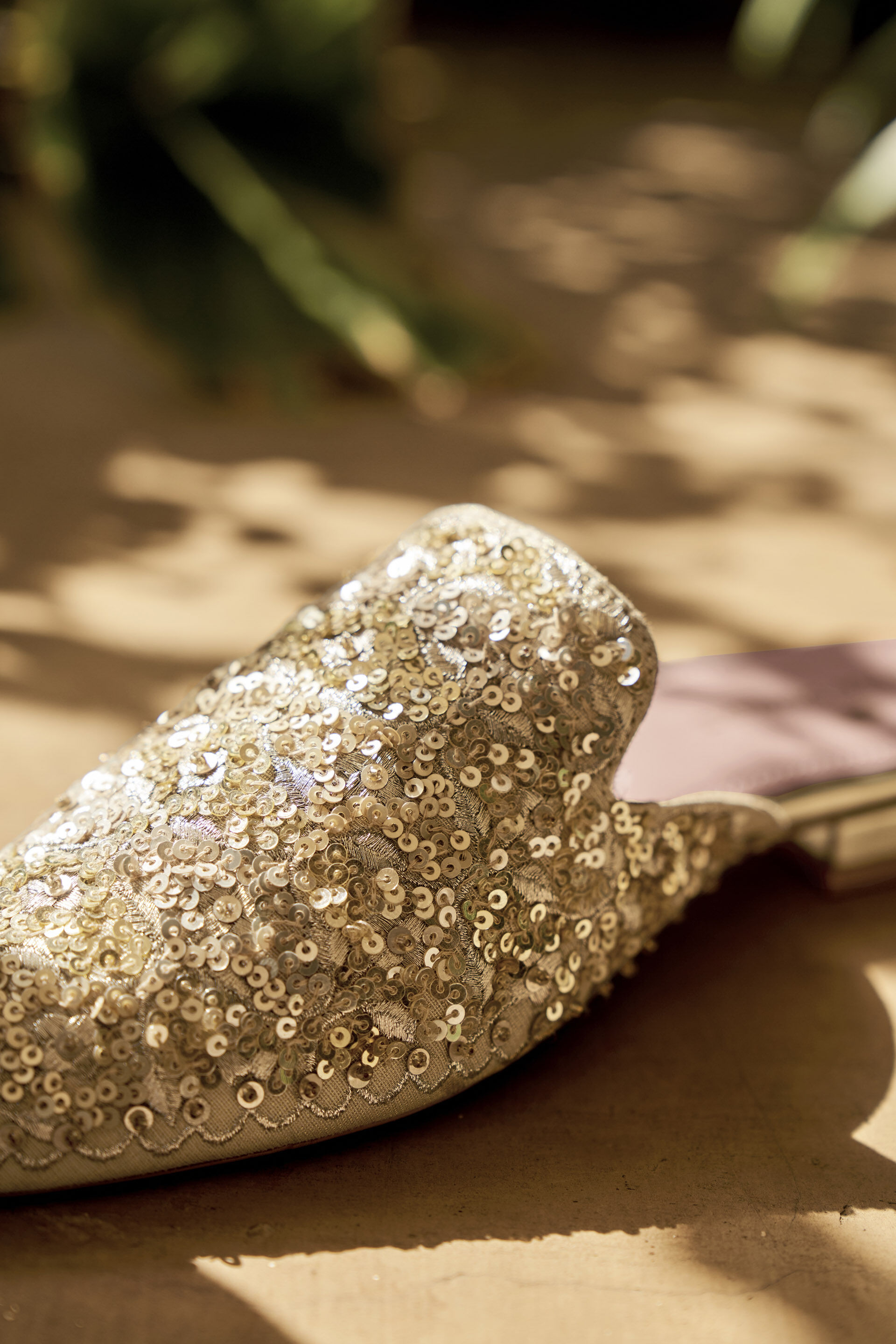 Golden Bloom Mules - Gold, Gold, image 5