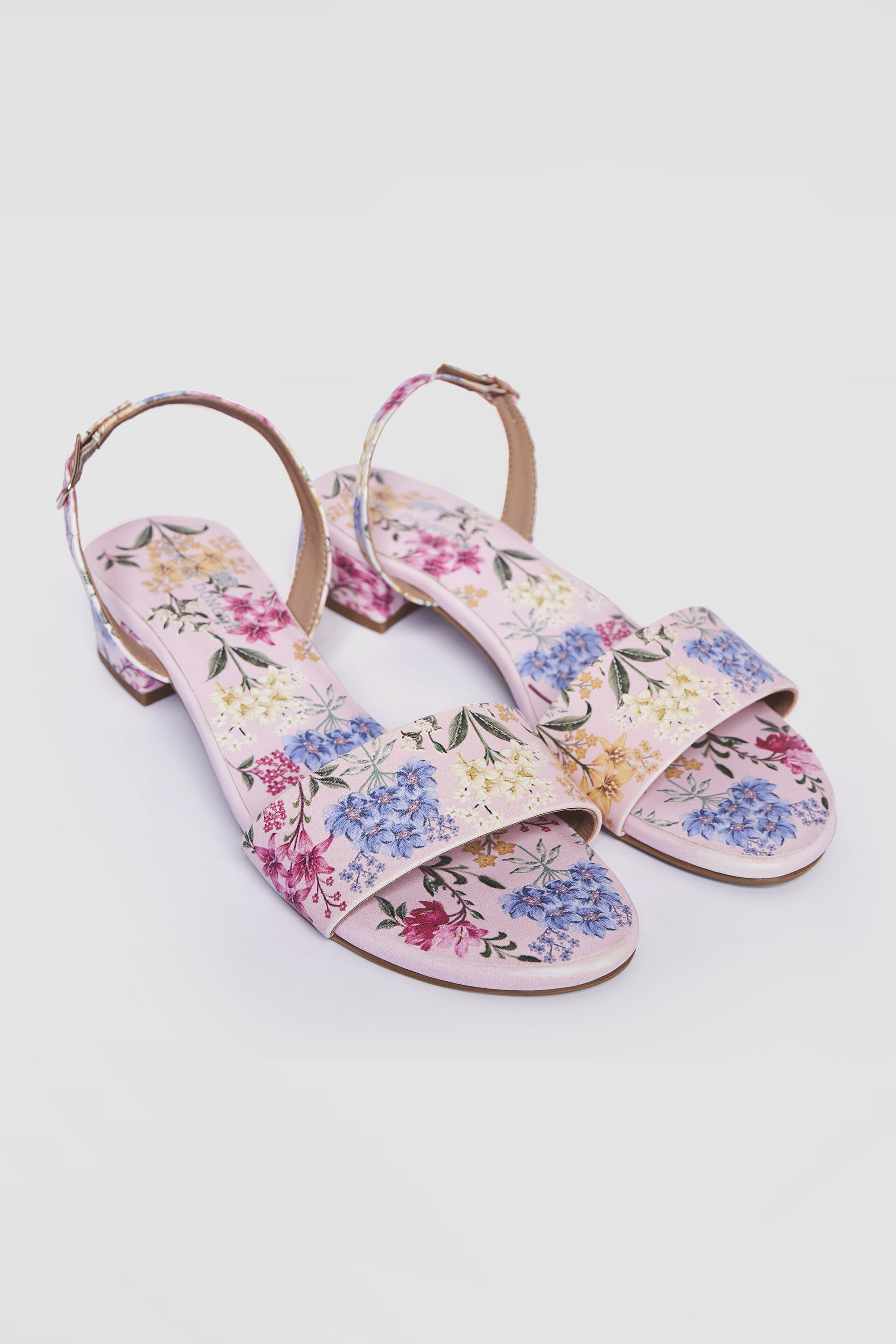 Summerbloom Sling Back Sliders - Blush, Blush, image 1