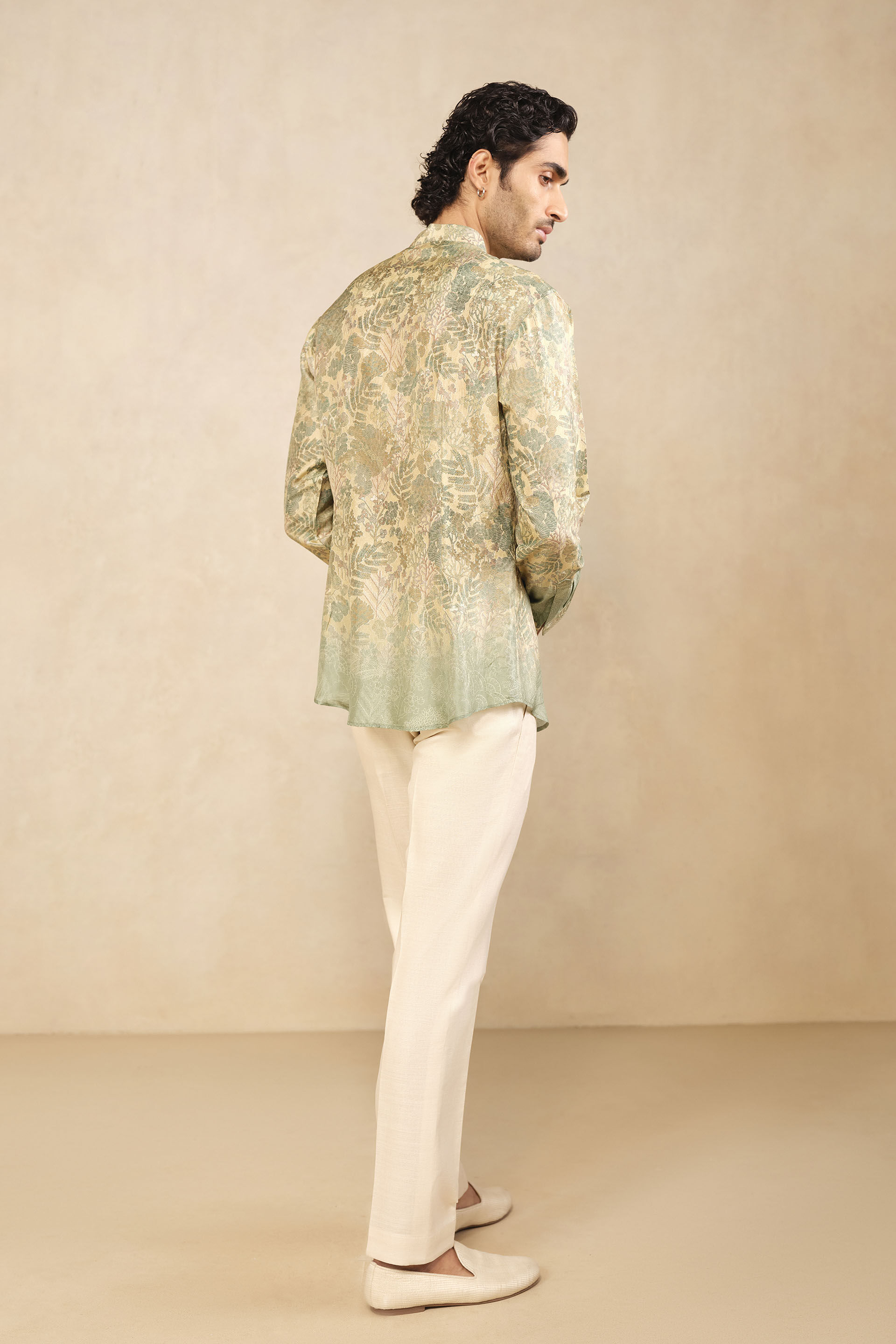 Ashman Silk Shirt - Green, Green, image 2