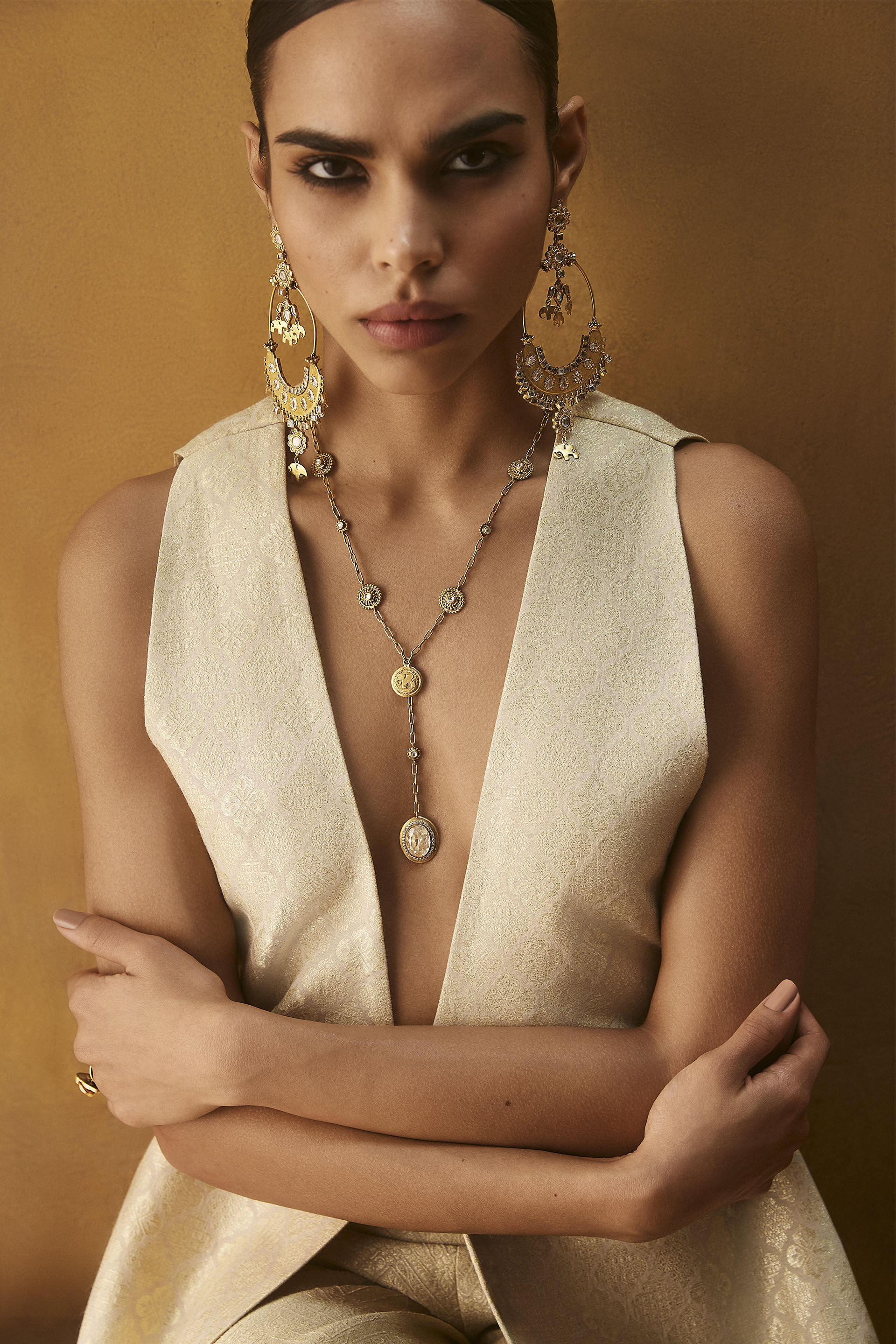 The Haathi Icon Drop Necklace, , image 2