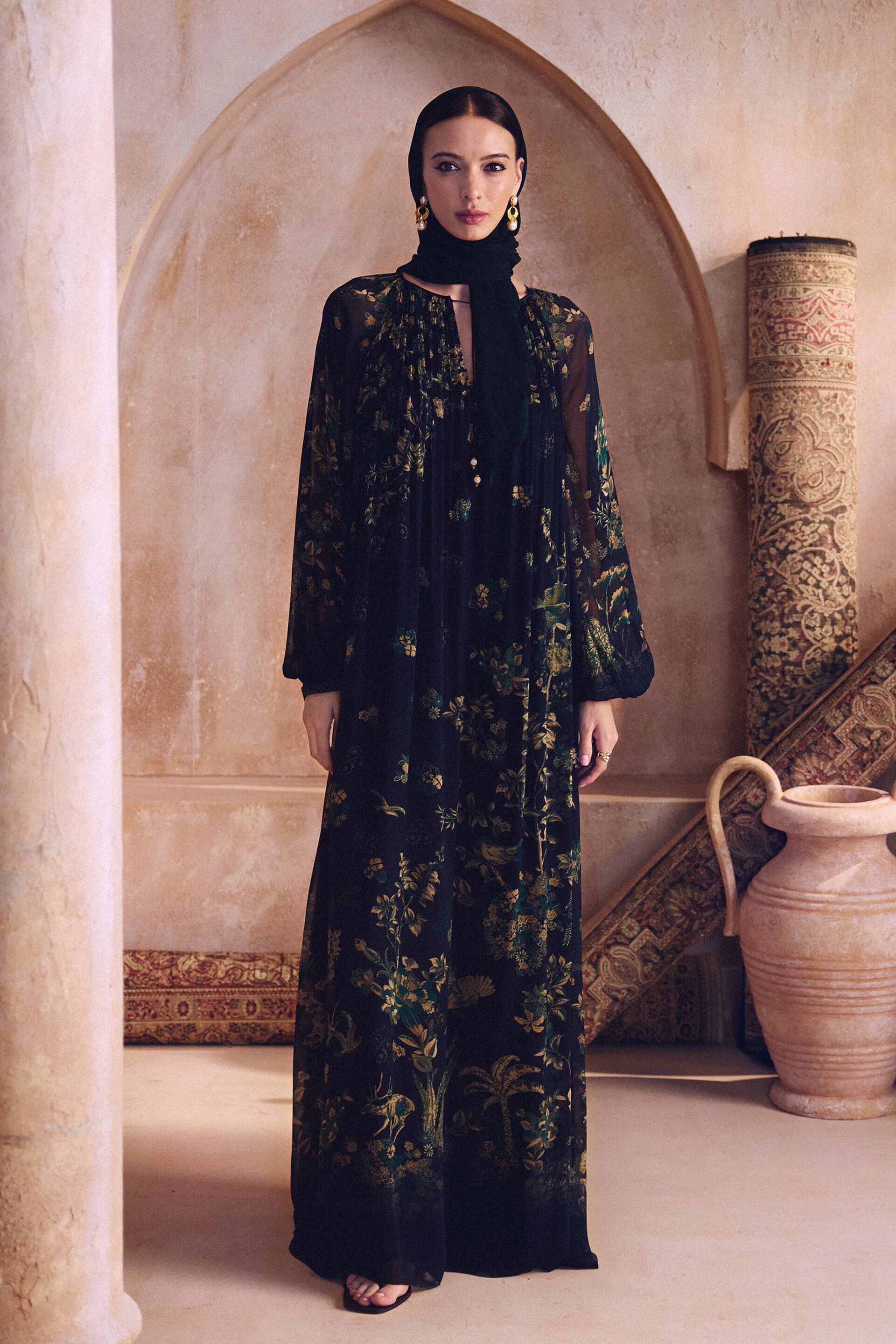 Shanza Kaftan - Navy