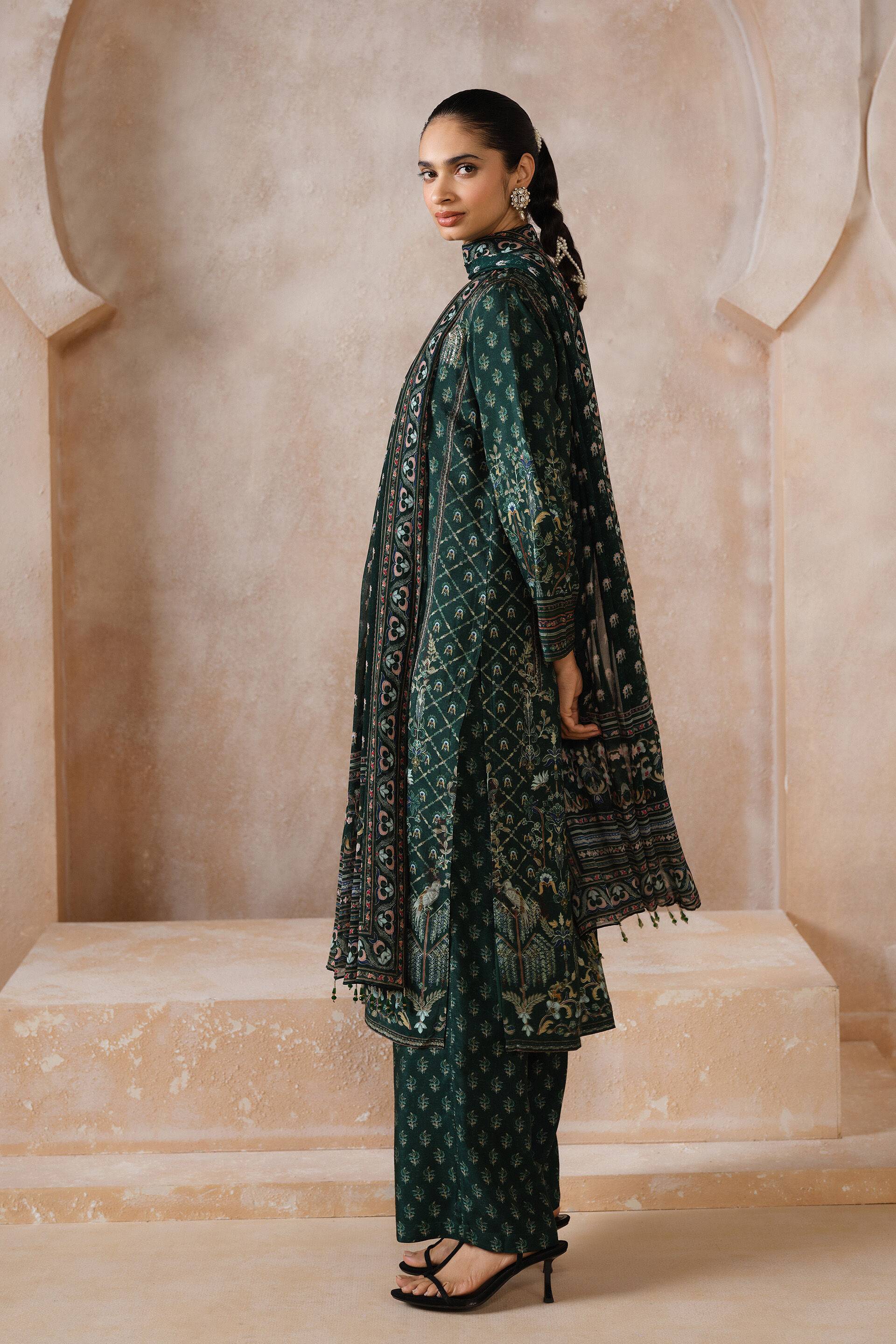 Arunika Suit Set - Green, Green, image 3