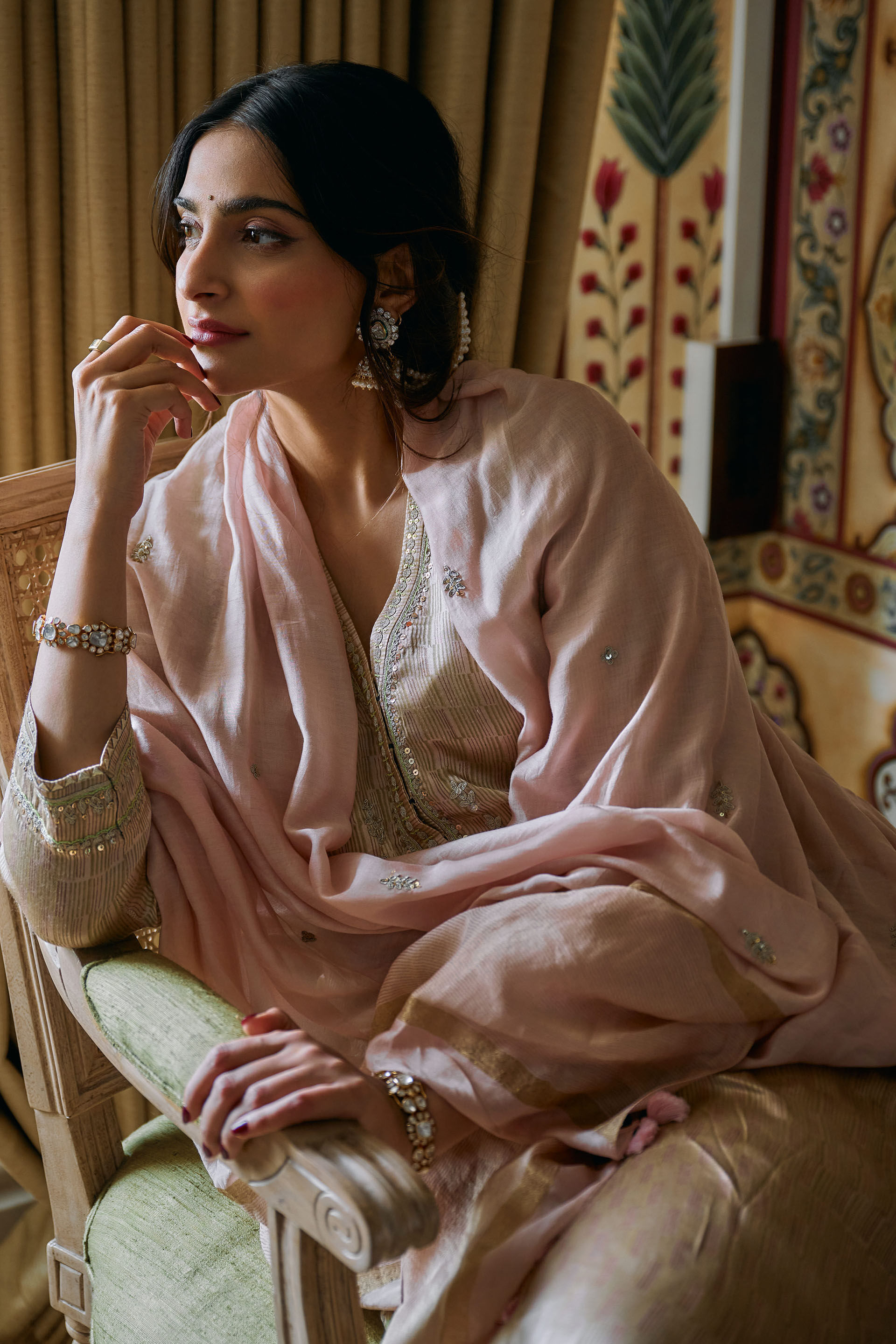 Khwaab Suit Set -Blush, , image 3