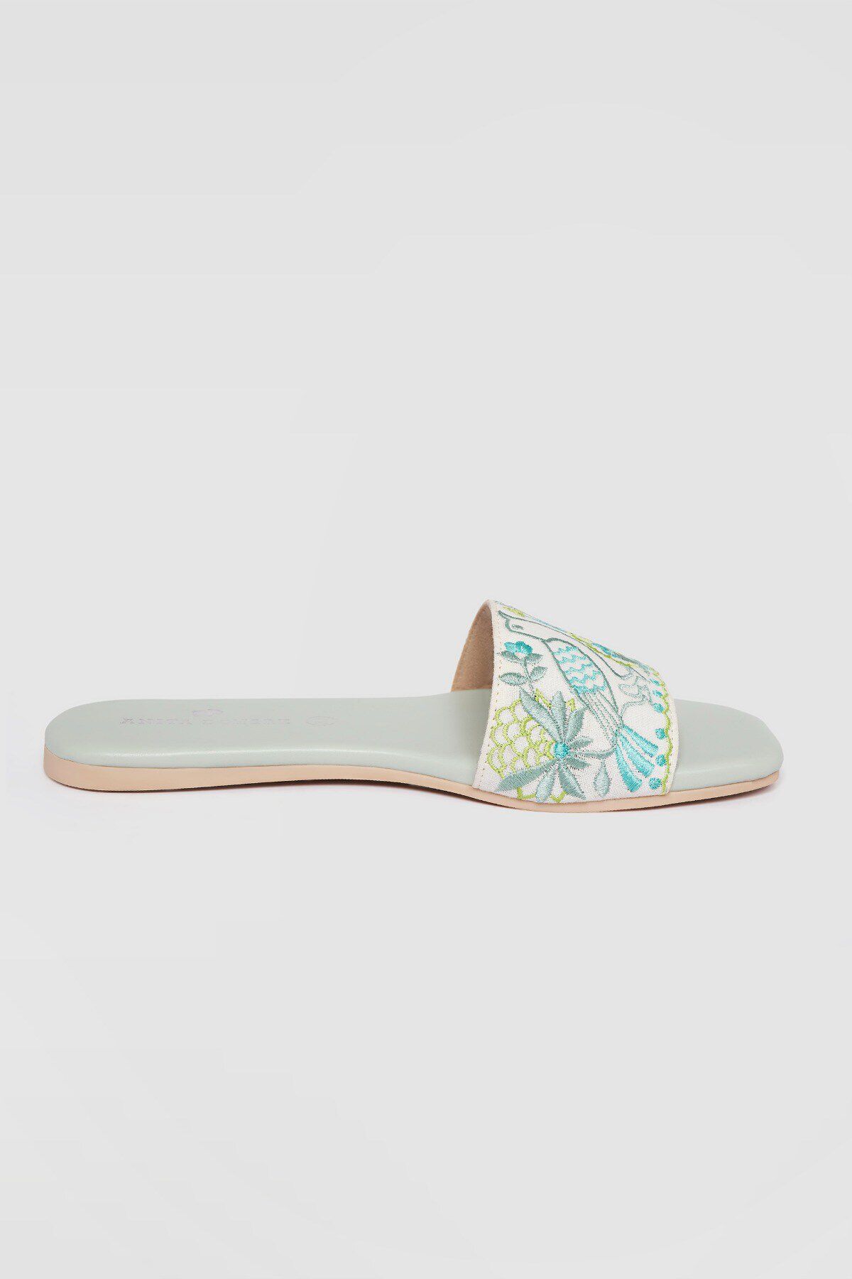 2 - Parindey Sliders - Mint Green, image 2