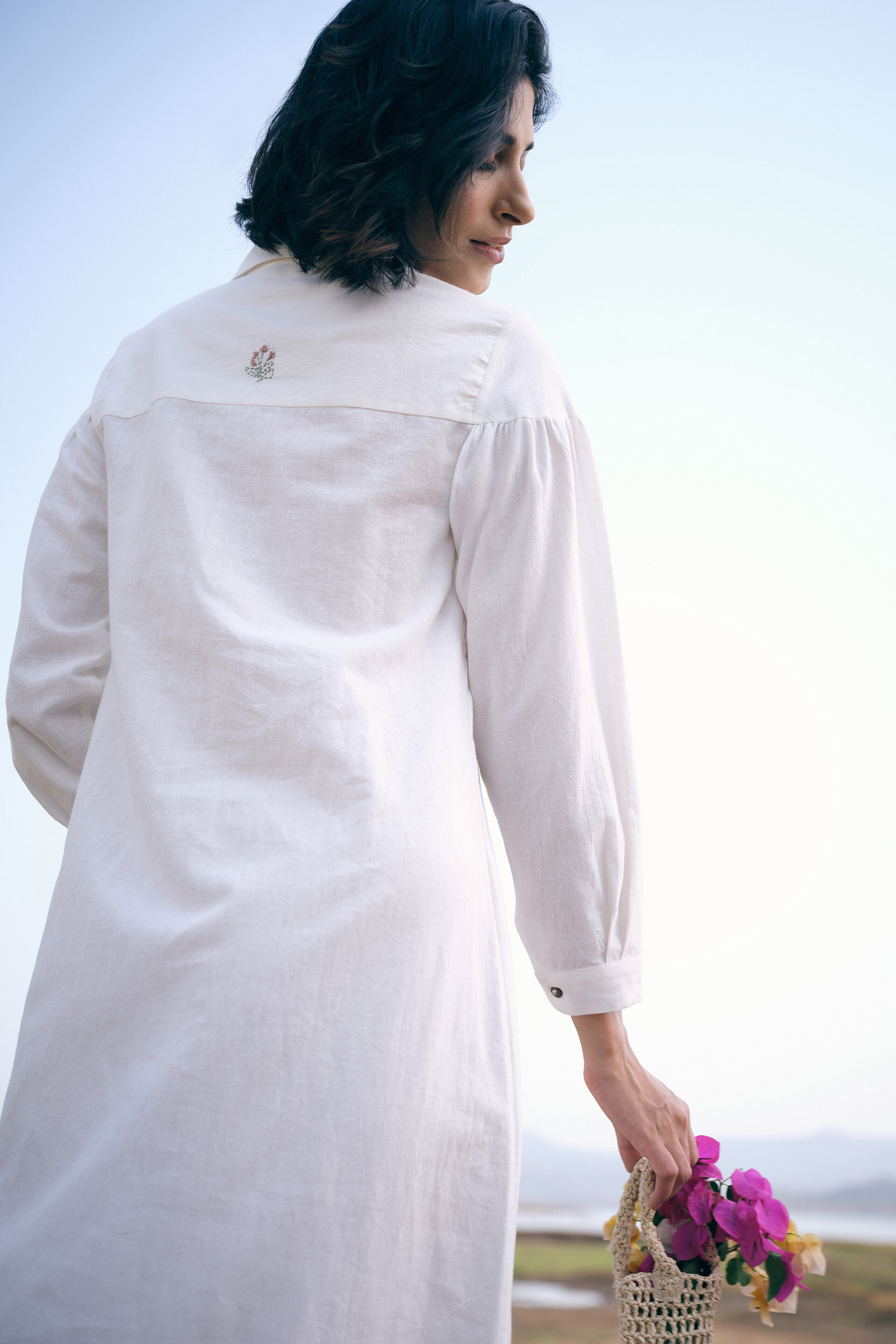 Yarrow Dress - Ivory, Ivory, image 10