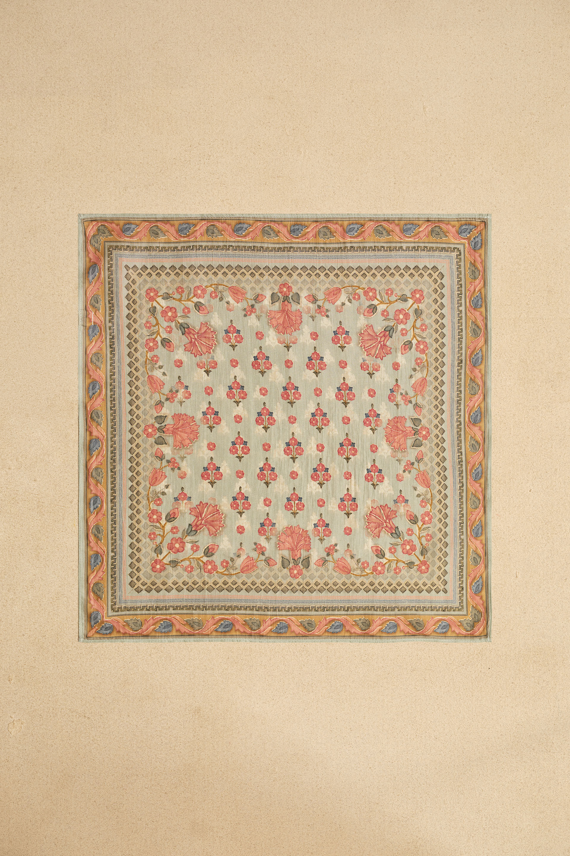 Rayhan Silk Pocket Square - Sage