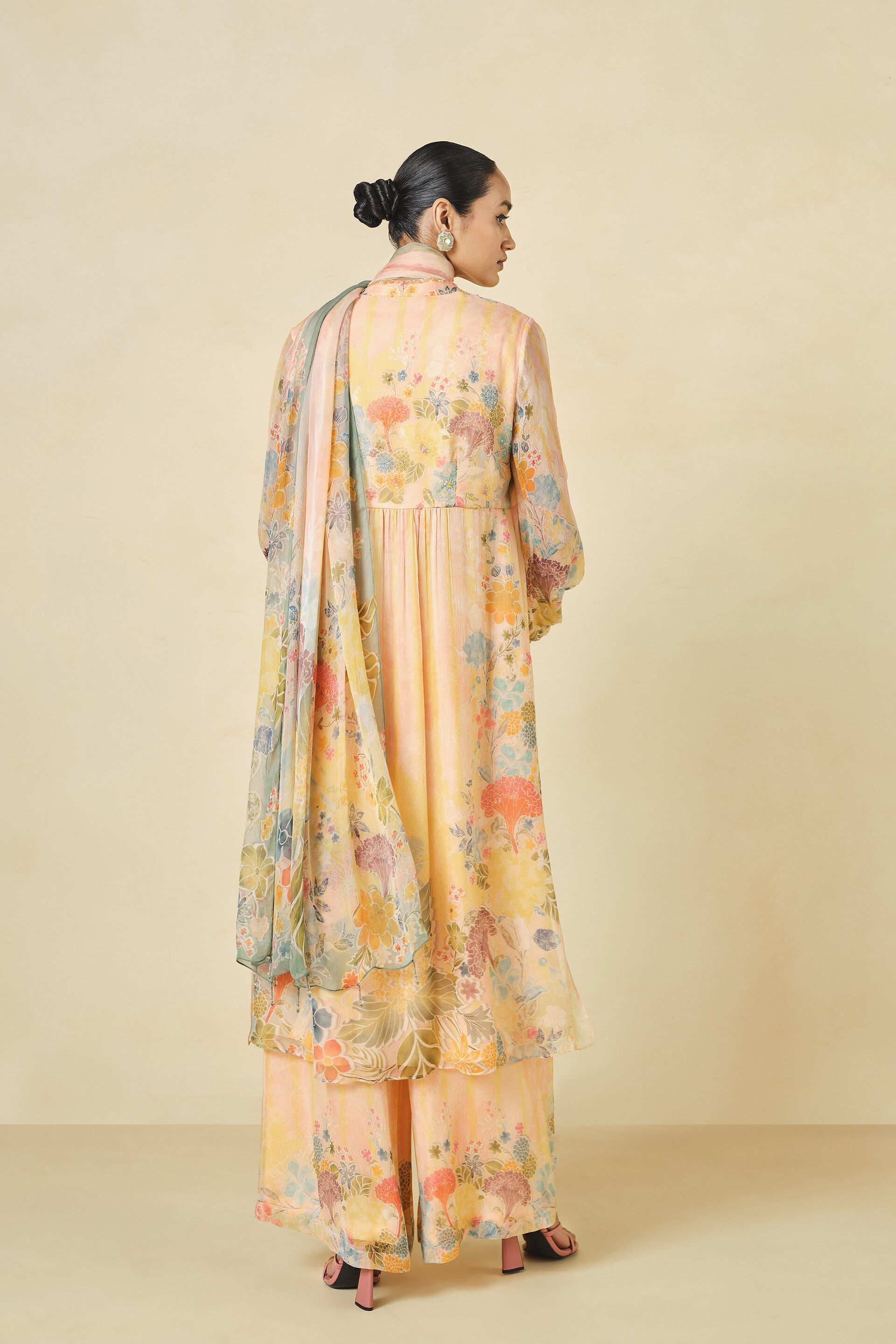 Morcan Printed Suit Set - Blush, Blush, image 3