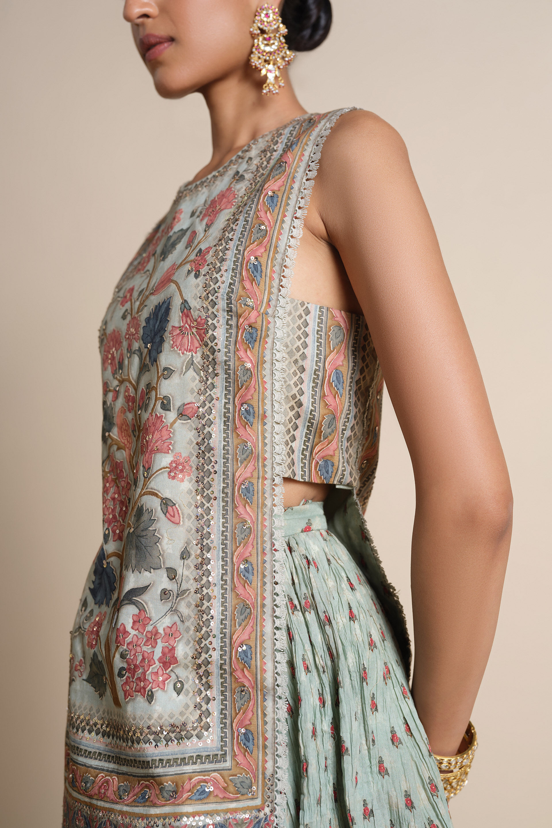 Azza Skirt Set - Sage, Sage, image 9