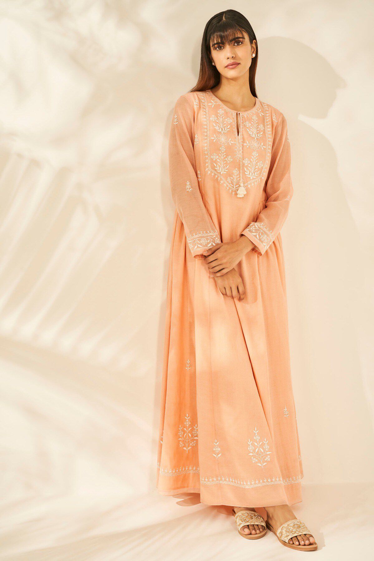4 - Naira Kaftan - Peach, image 4