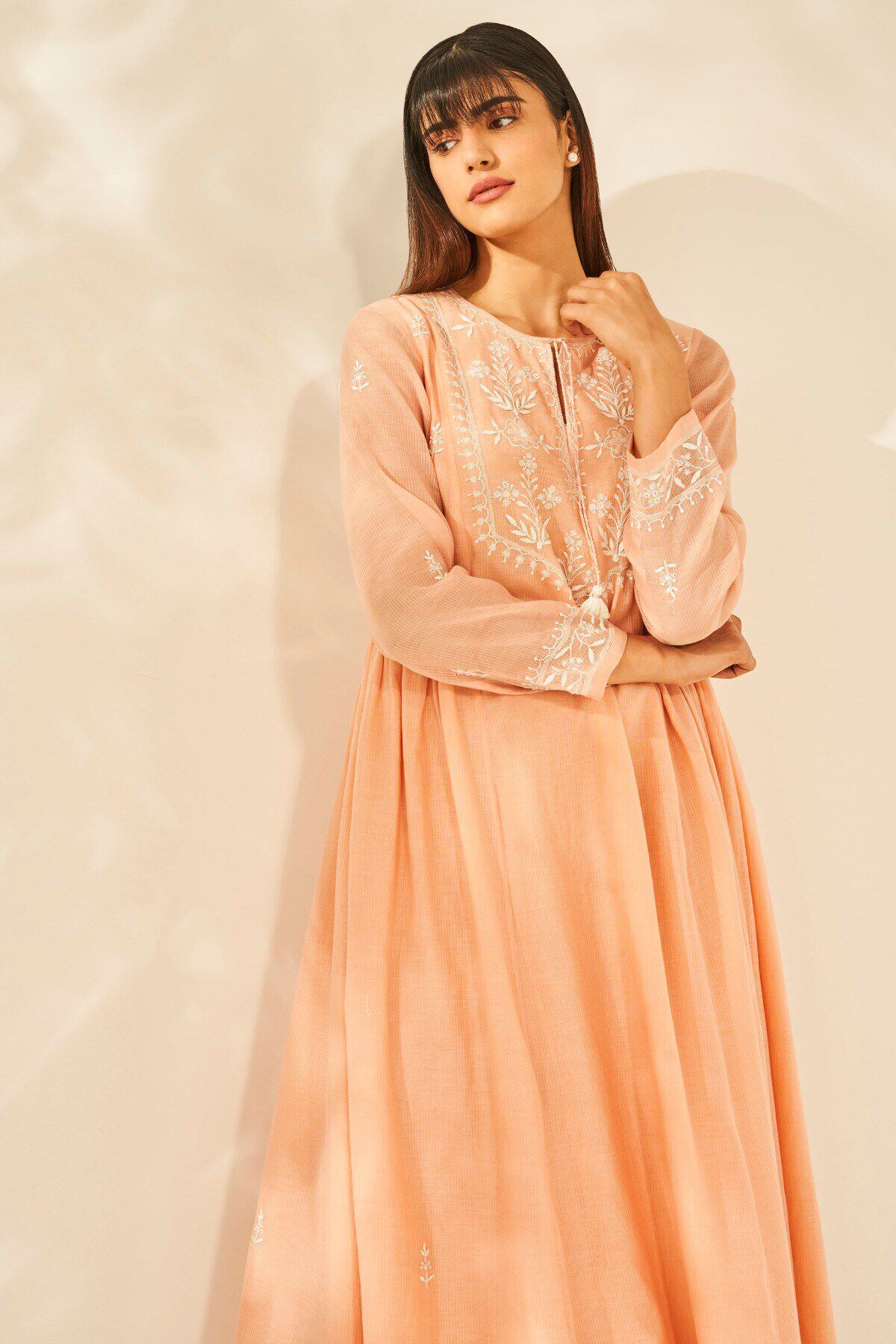 5 - Naira Kaftan - Peach, image 5