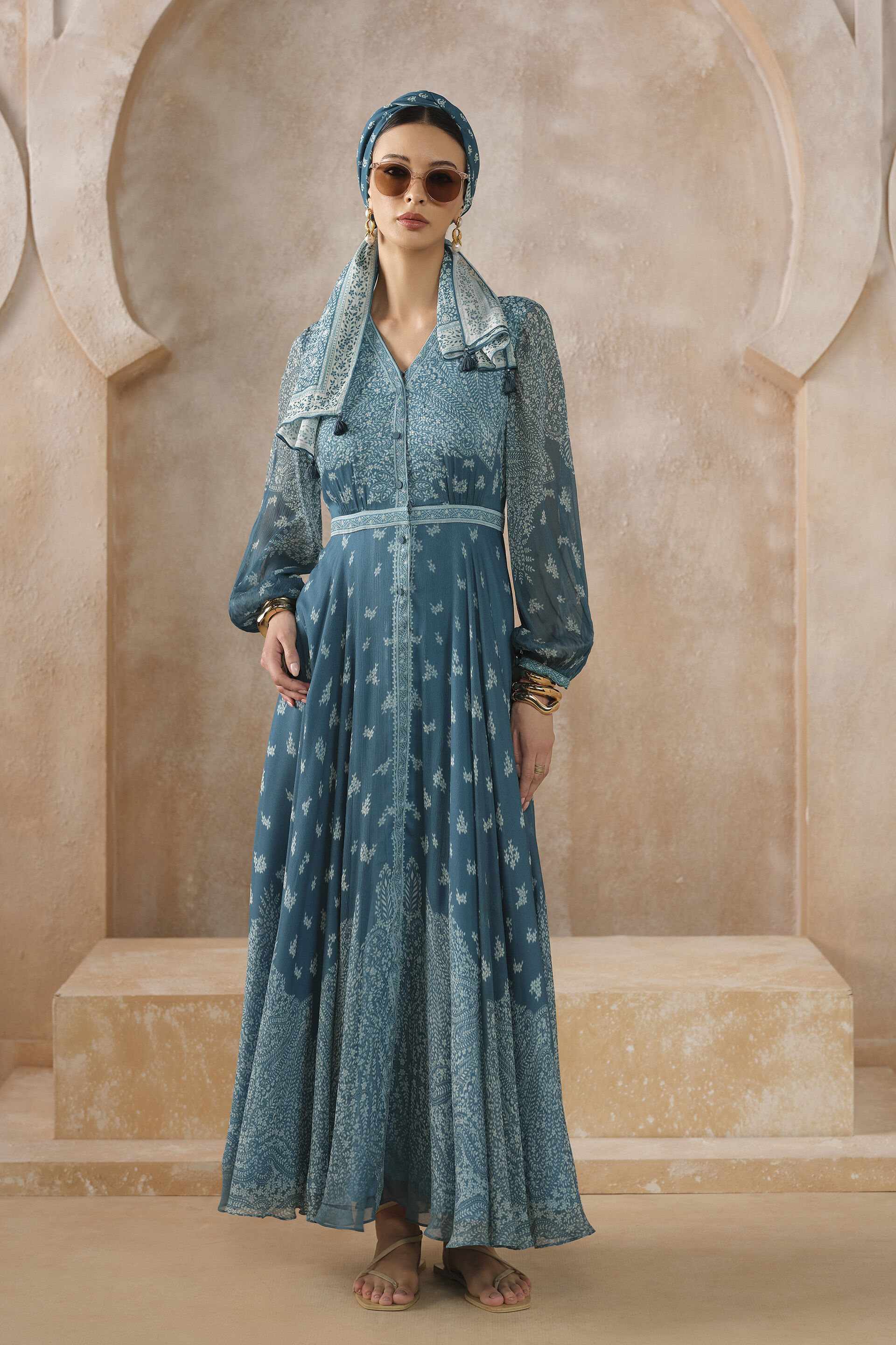 Amihan Kaftan - Blue