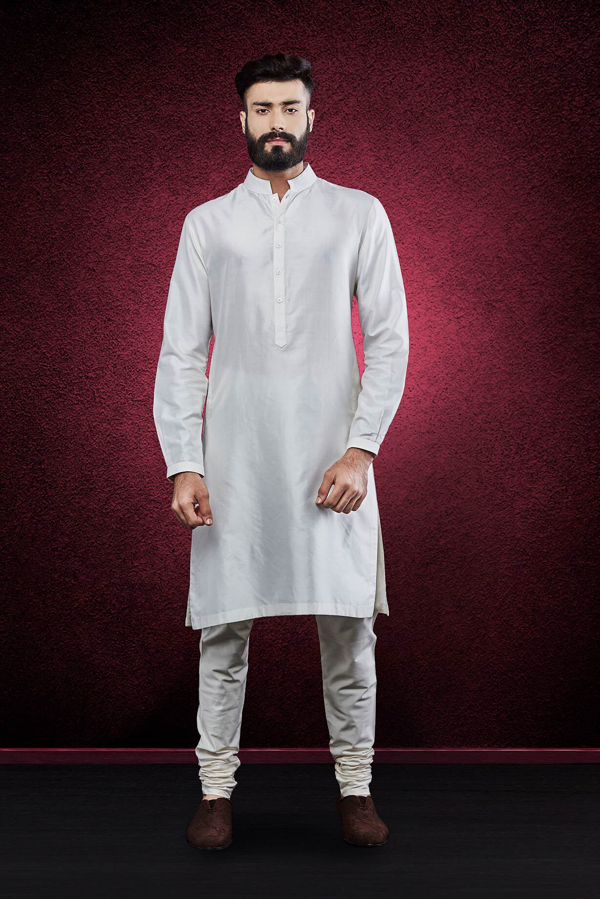 Premvat Kurta- Off White
