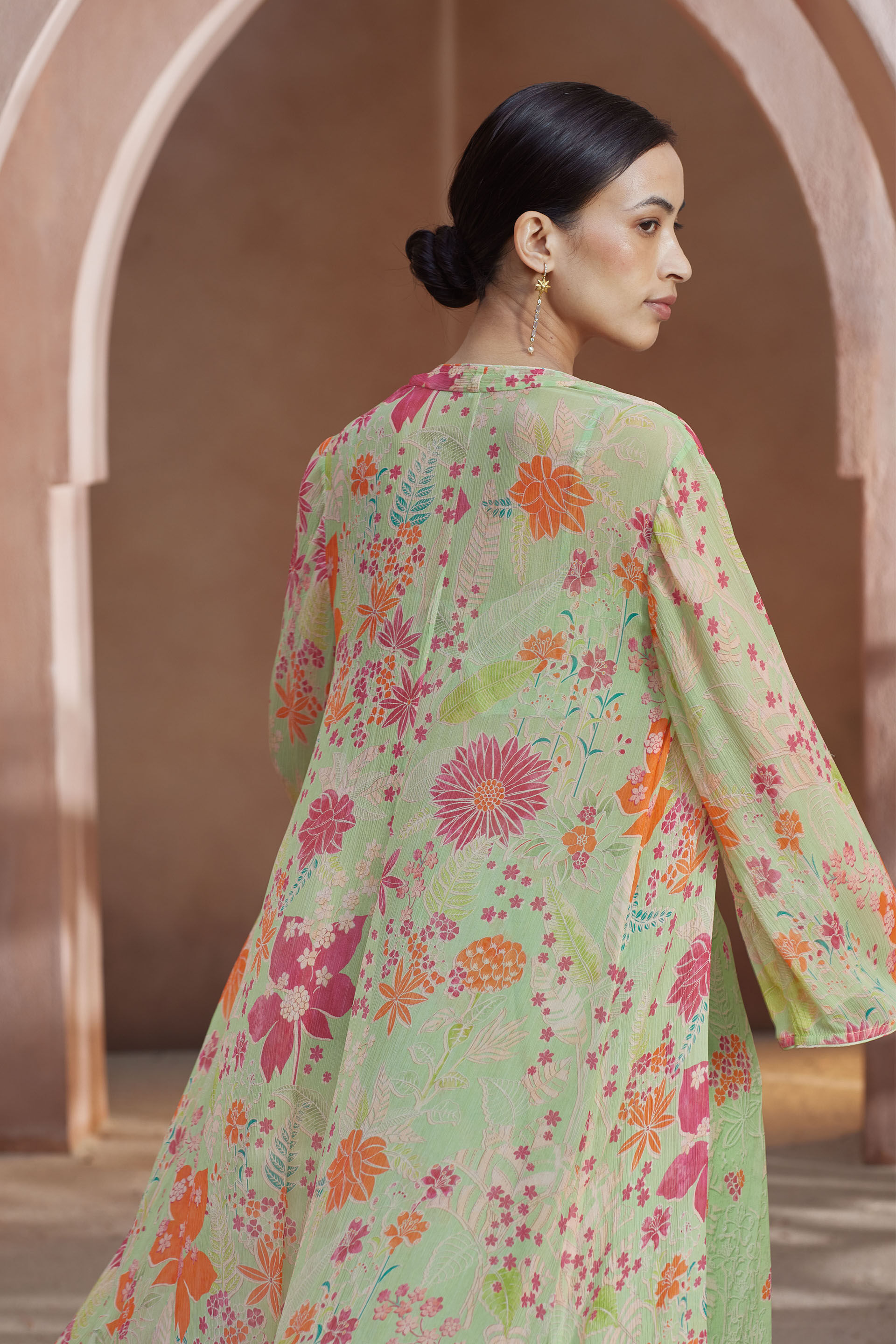 Juliette Crop Top Pant Set - Lime, Lime, image 5