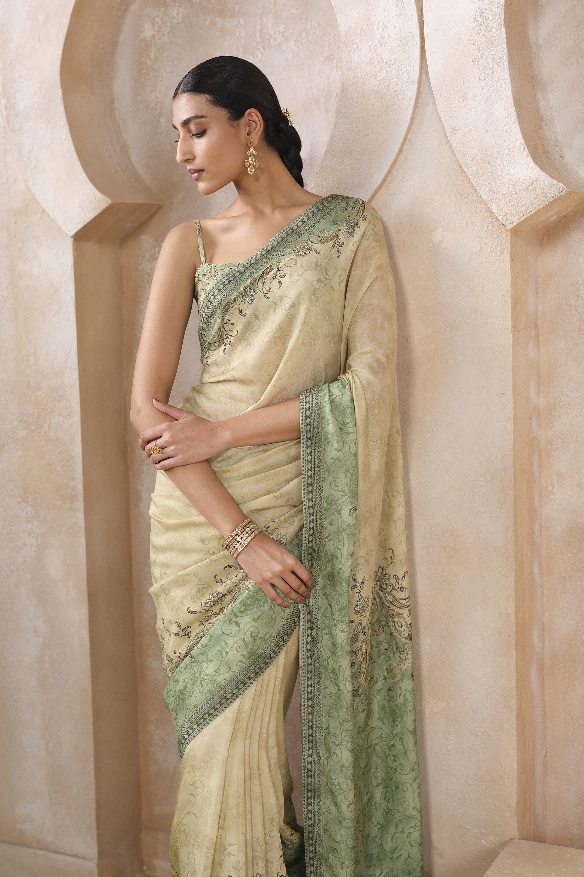 Lizbet Saree - Green, Green, image 3