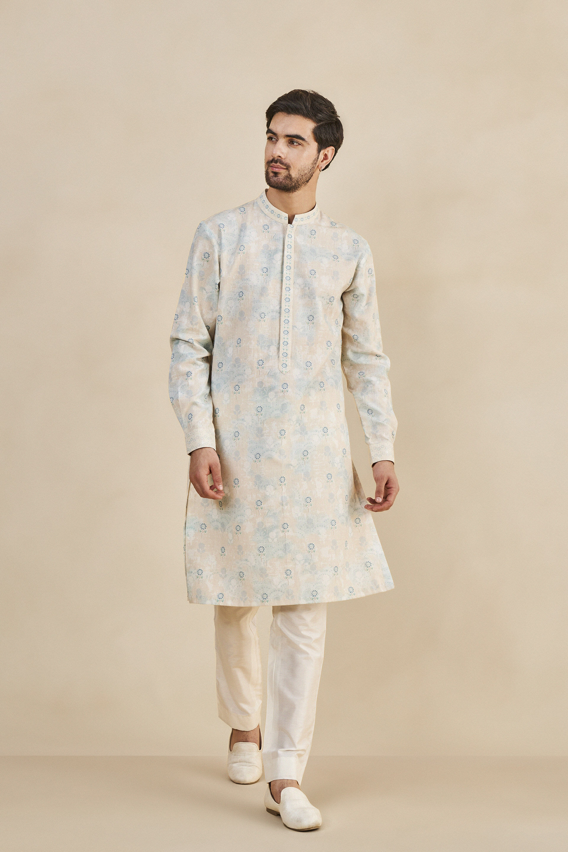 Reeham Kurta - Blue, Blue, image 1