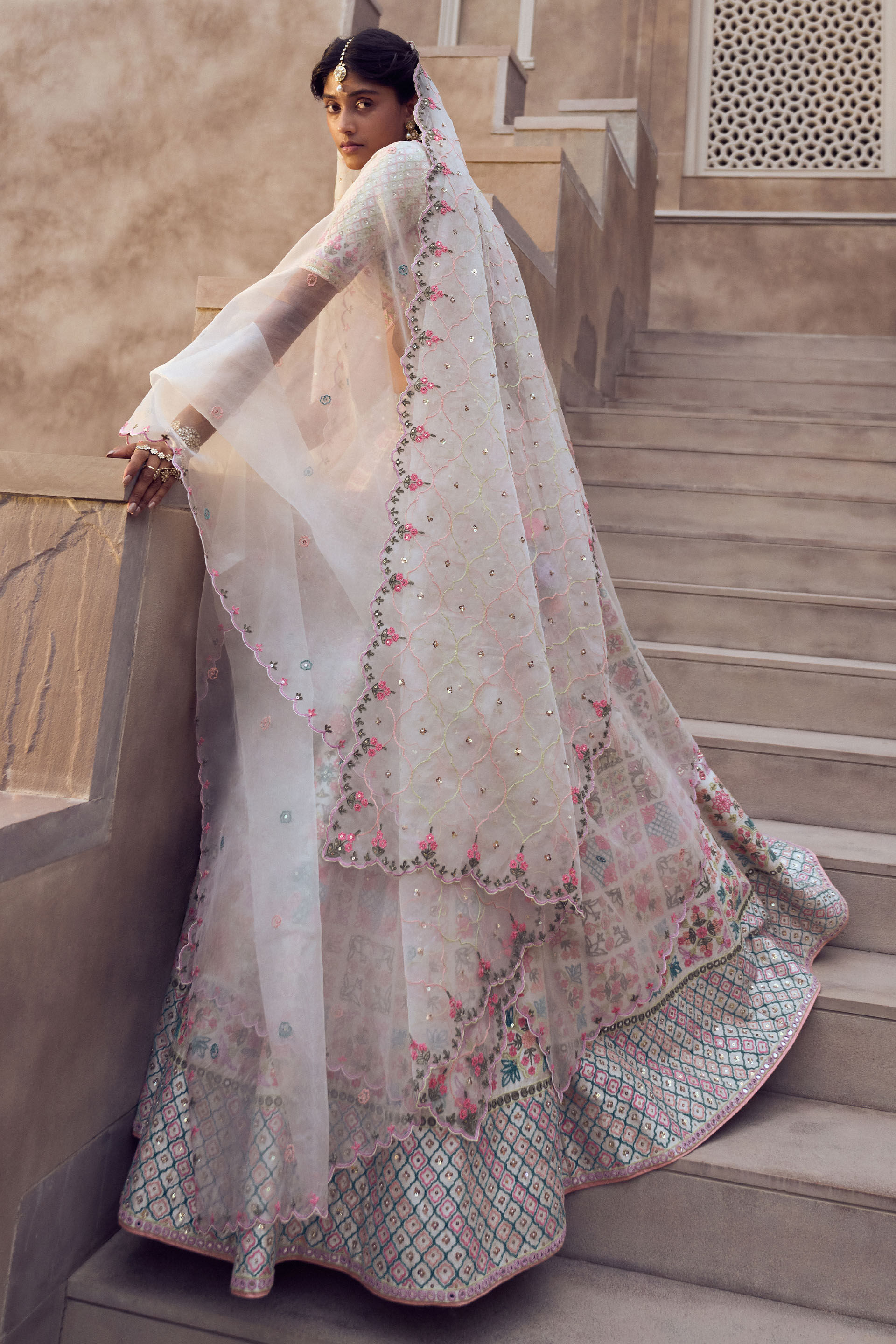Kripali Lehenga - Cream, , image 2