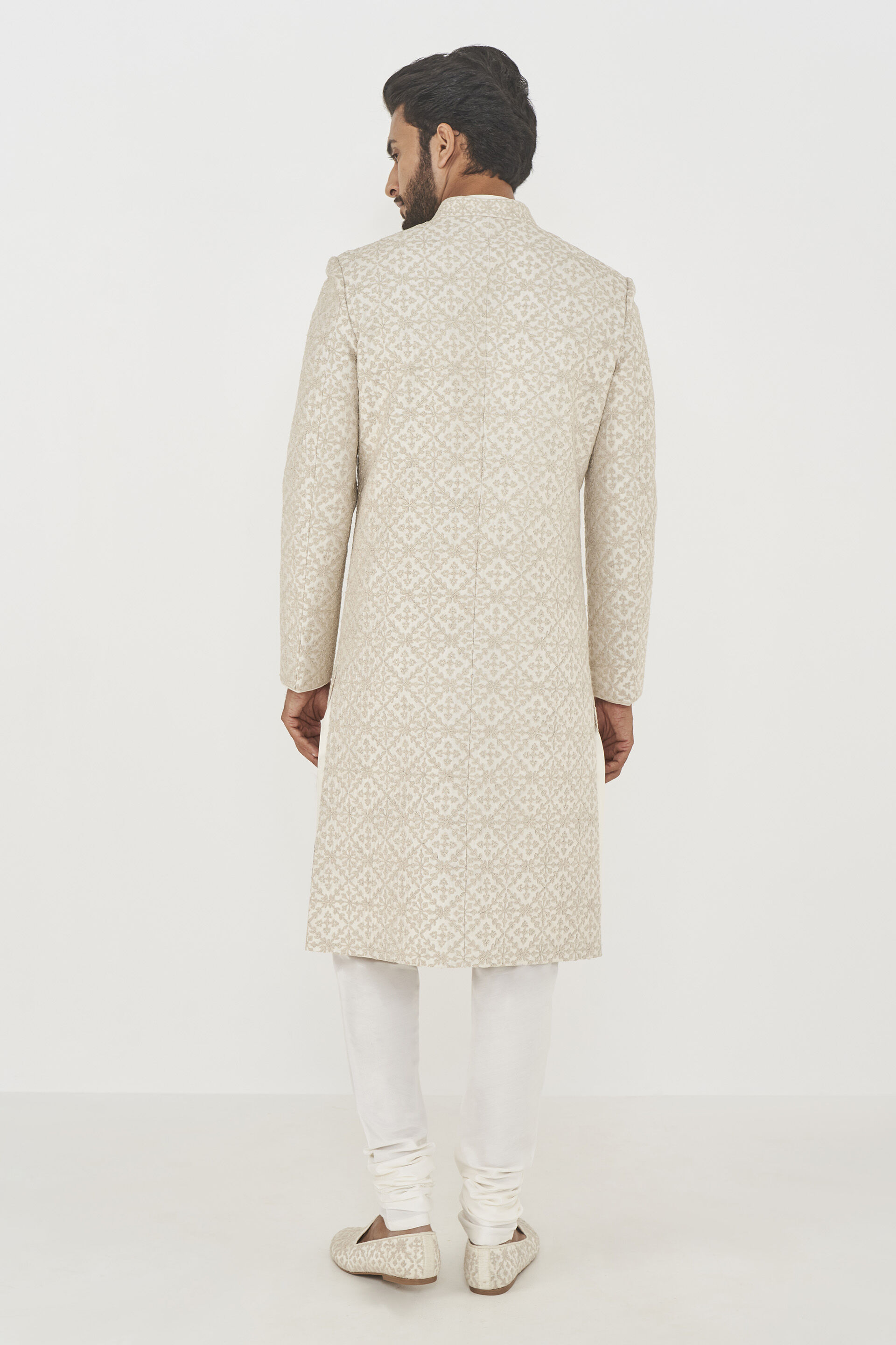 Rishi Sherwani- Cream, , image 3