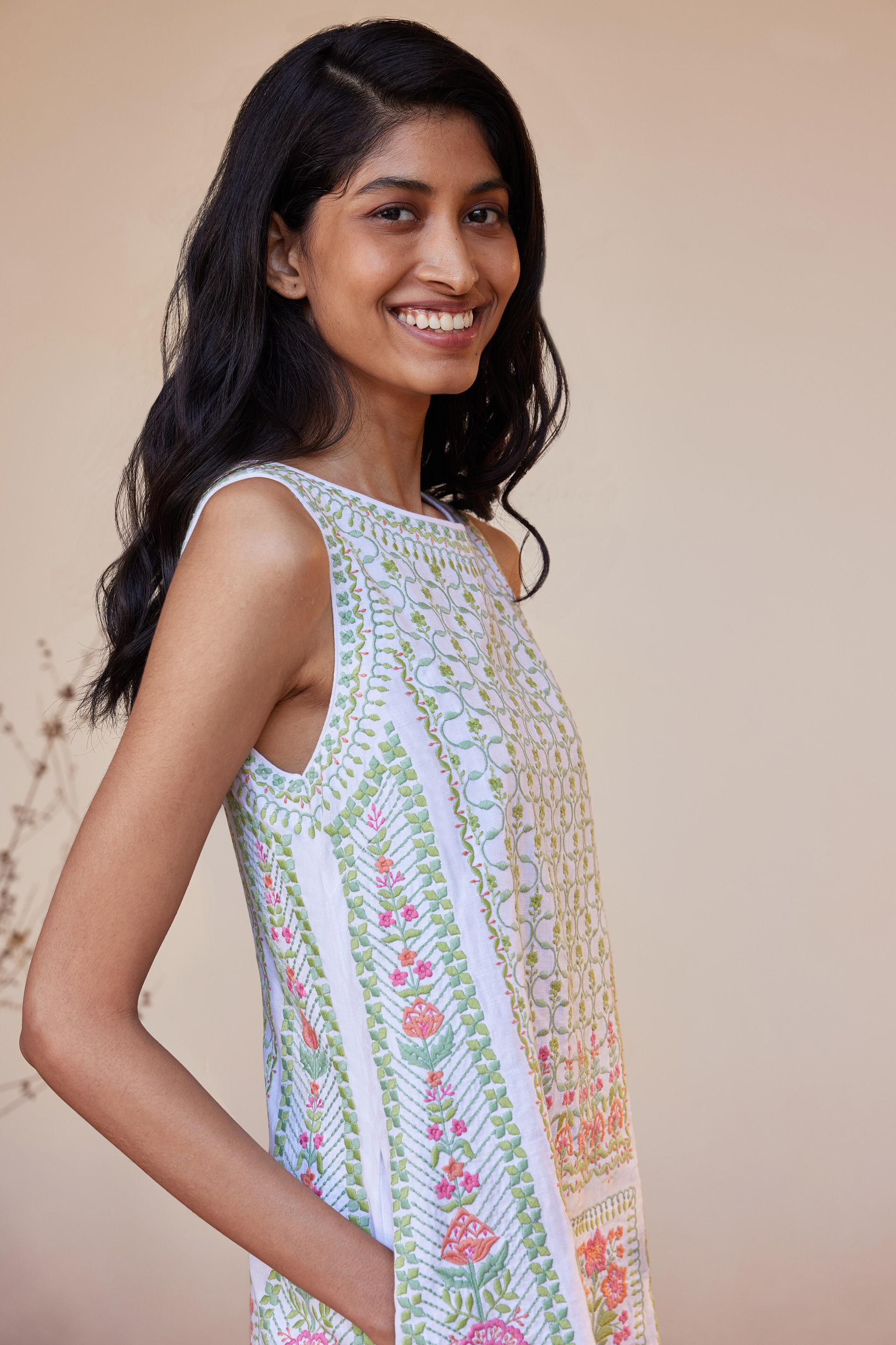 Luna Dress - White, White, image 7