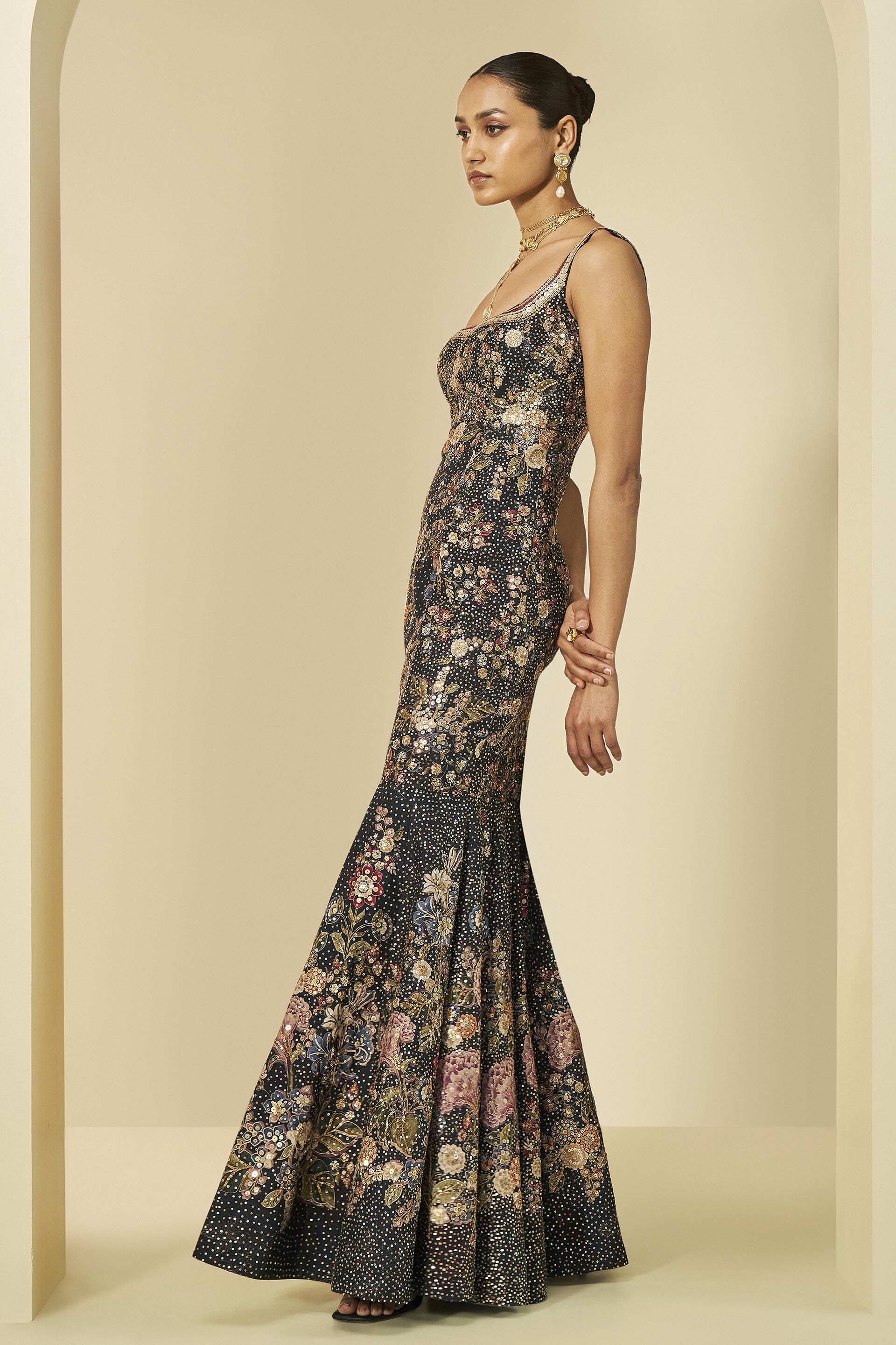 Life Of The Nightforest Gown - Black