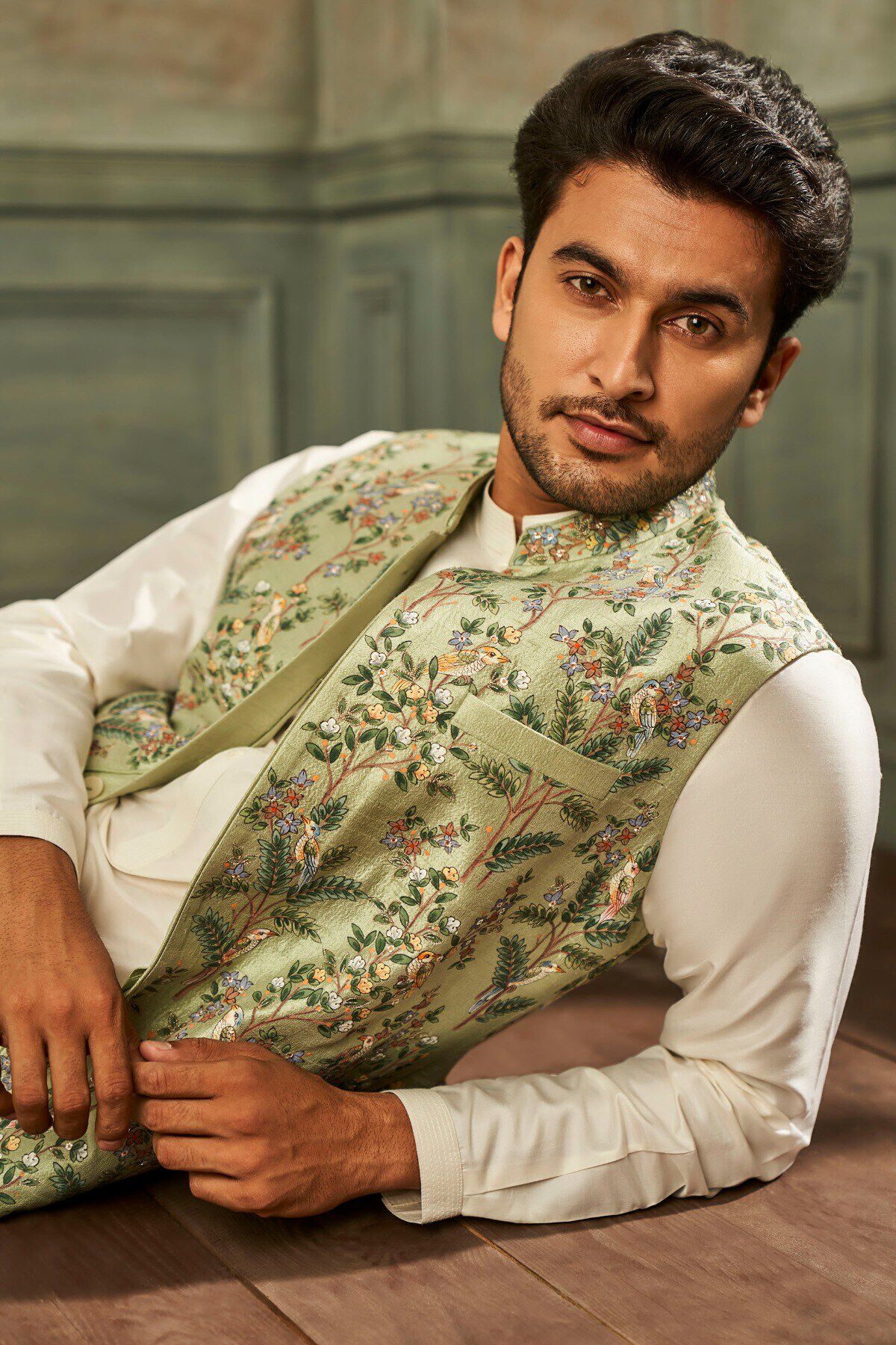 Chhay Bandi- Sage Green, Sage Green, image 5