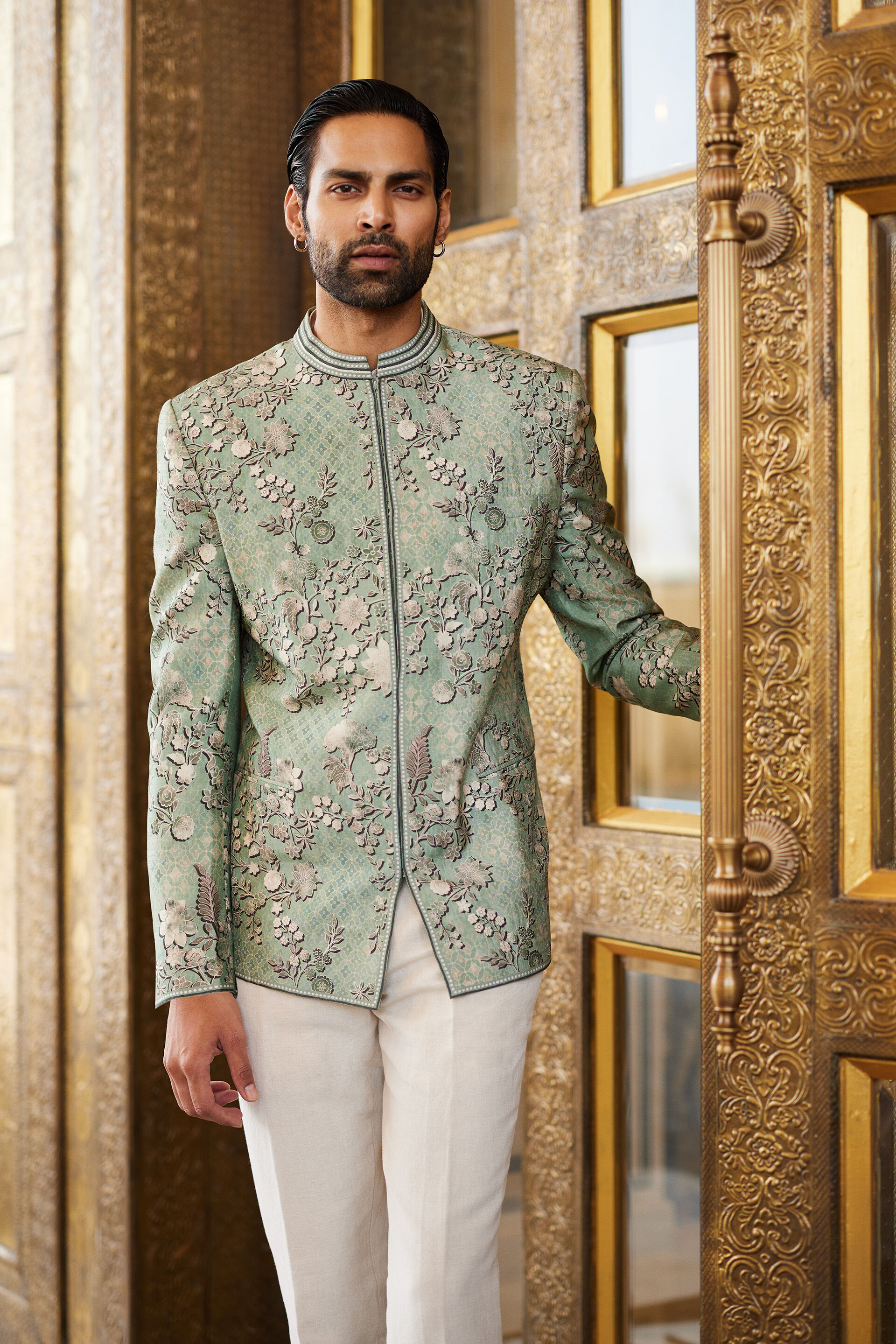 Himir Silk Bandhagala - Sage, Sage, image 3