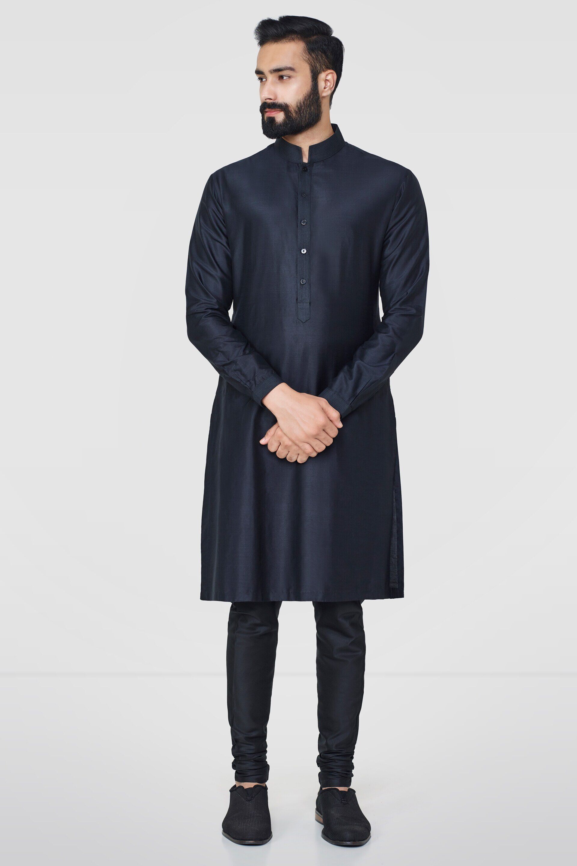 Premvat Kurta- Black