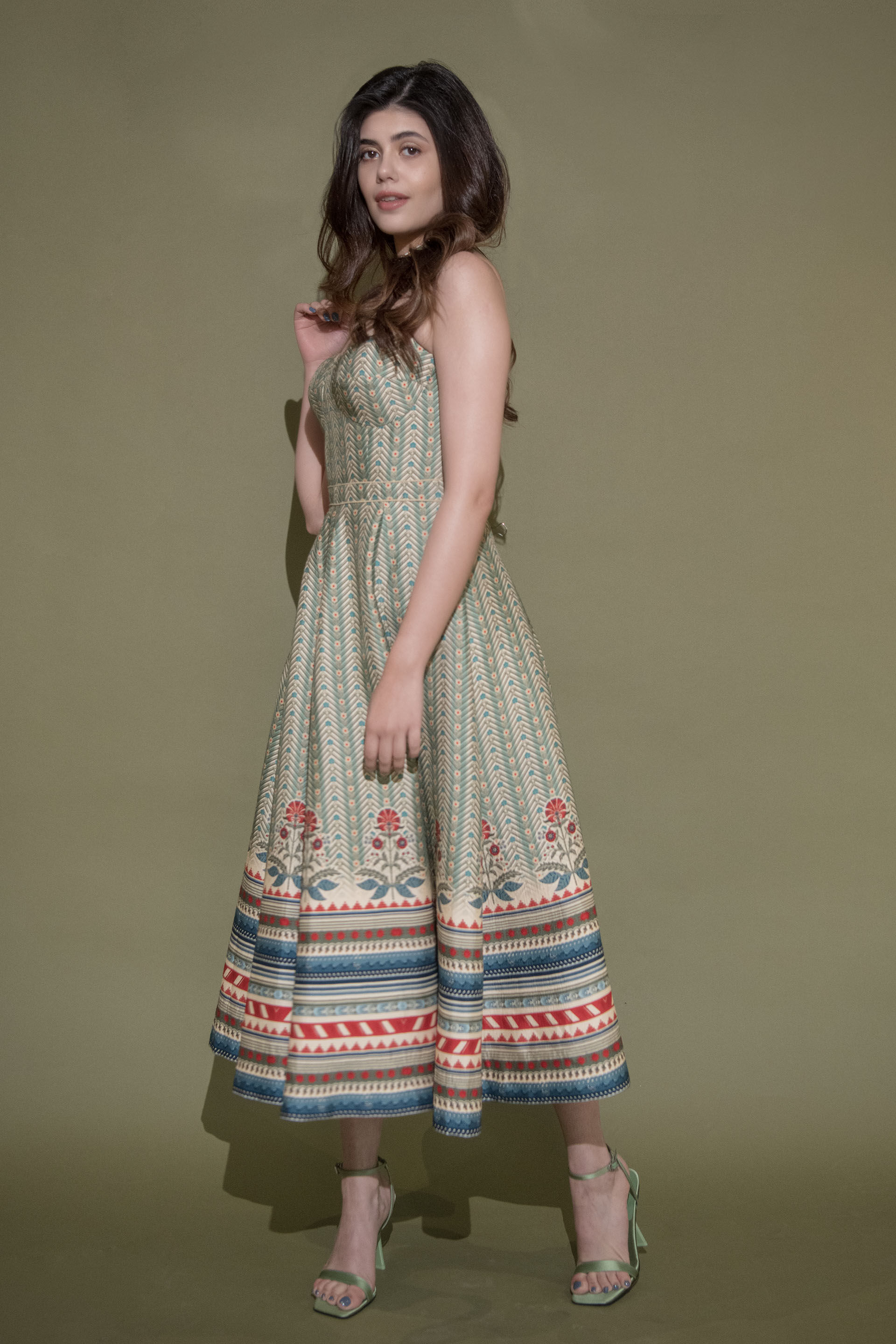 Reeja Dress-Sage, , image 2