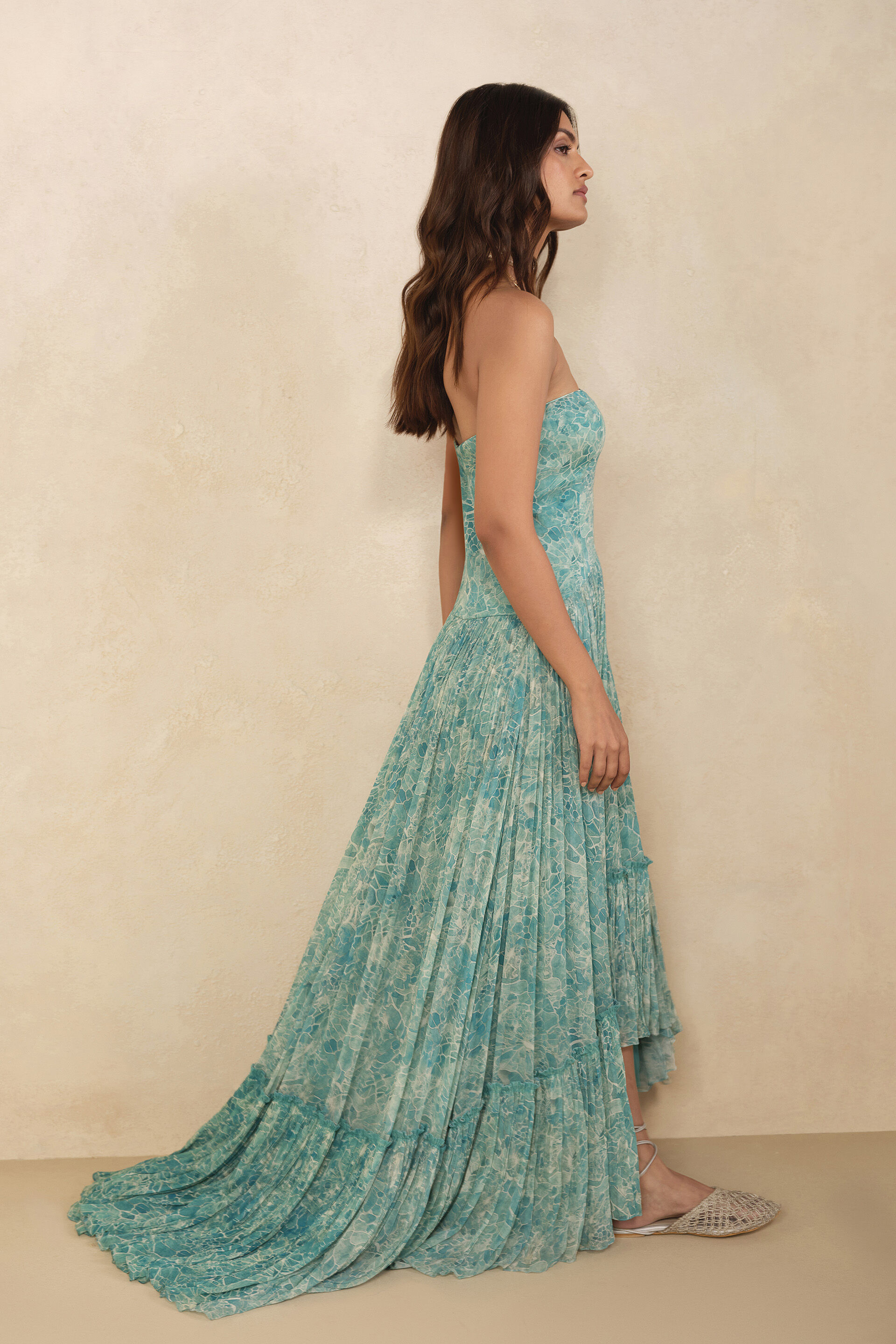 Mirou Bemberg Gown - Blue, Blue, image 3