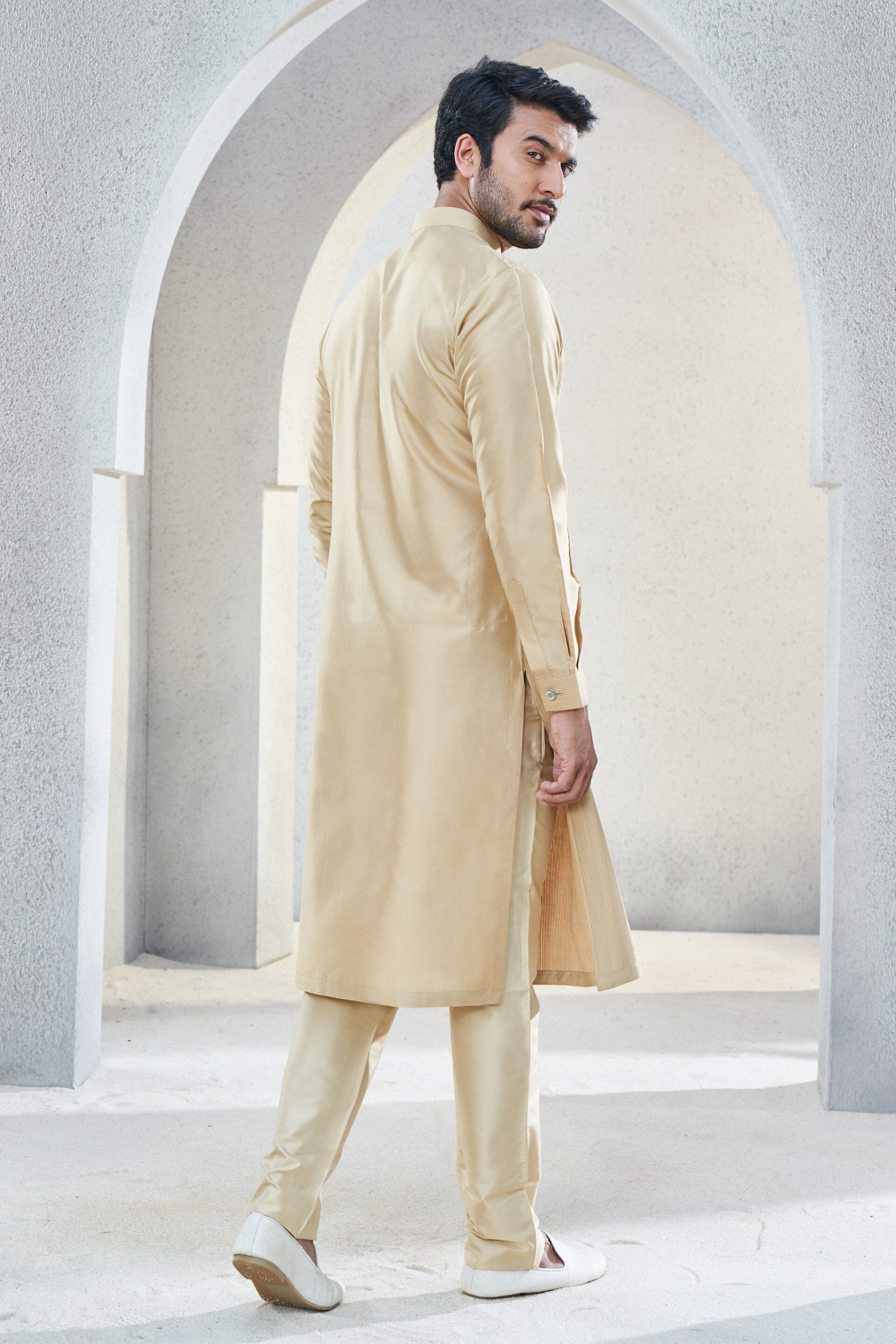 Affan Kurta - Gold, Gold, image 3