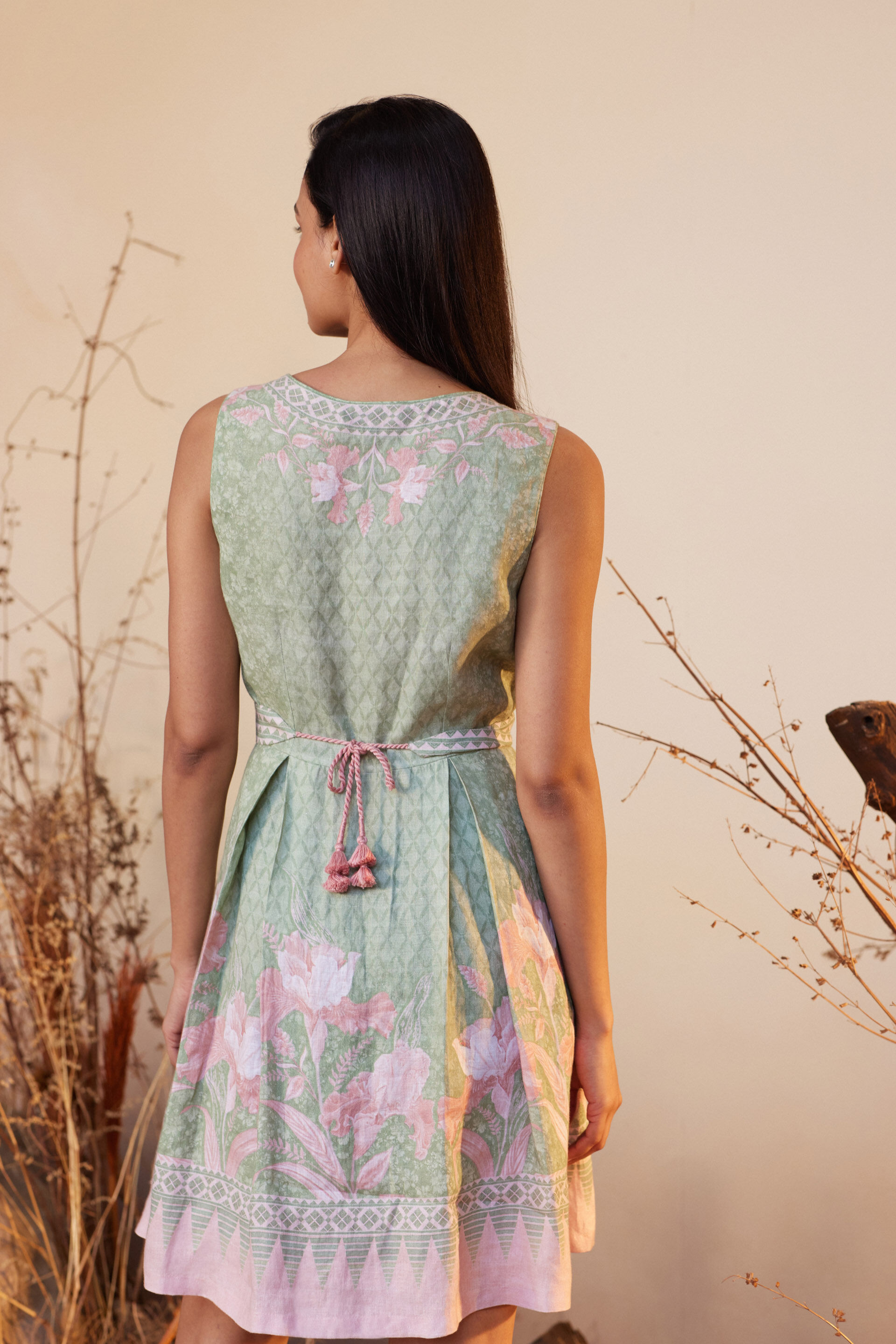 Floriana Dress - Sage, Sage, image 5