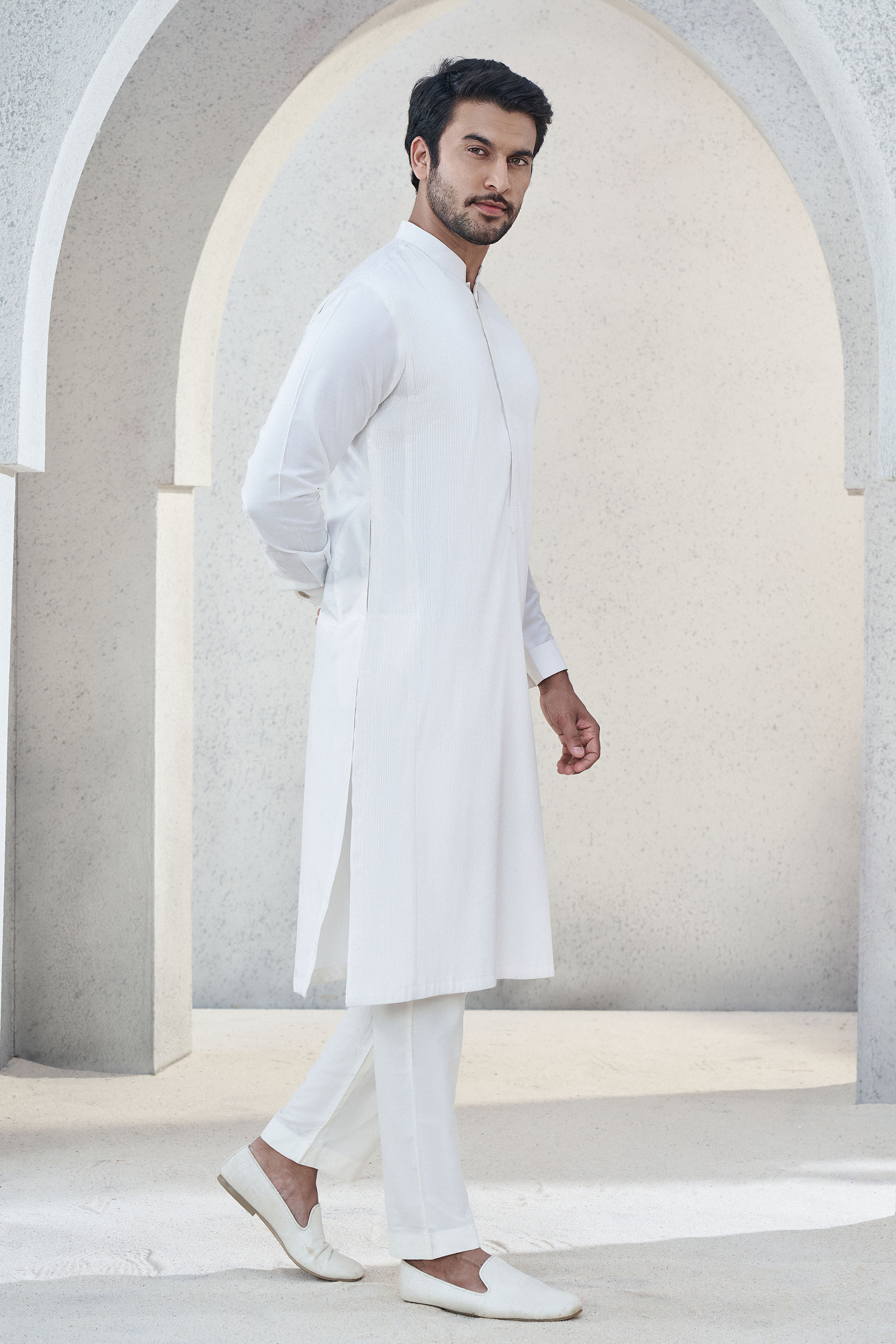 Affan Kurta - Off White, Off White, image 2