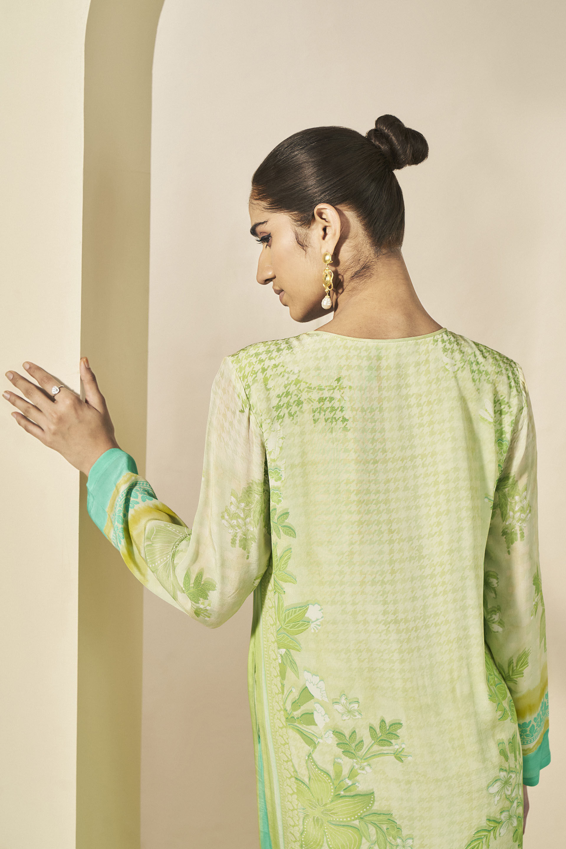 Mongo Kaftan - Lime, Lime, image 5