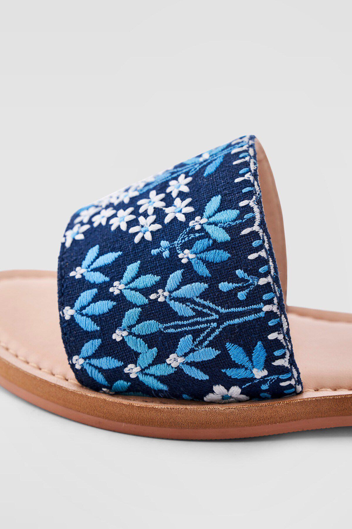 Aranyaa Sliders - Navy Blue, Navy Blue, image 6