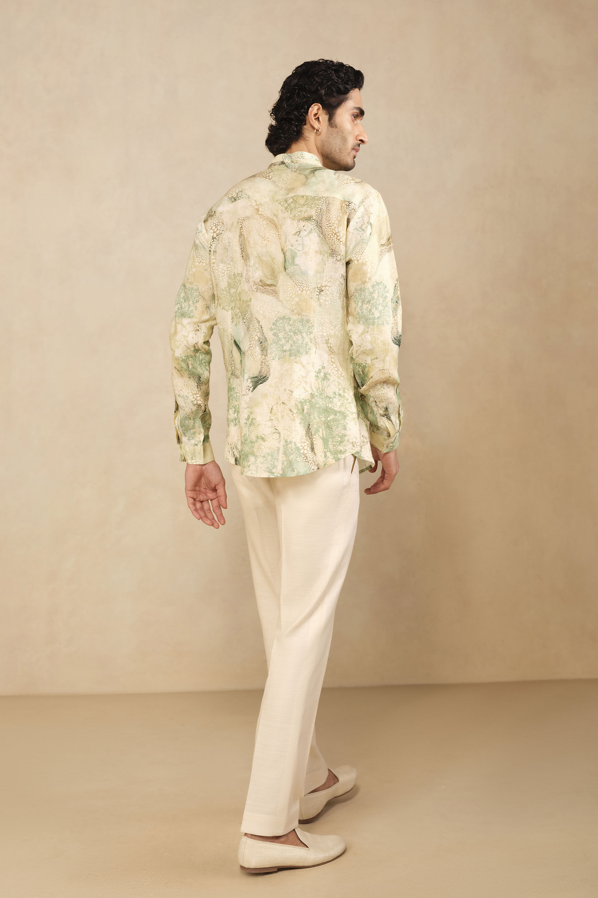 Yashas Linen Shirt - Sage