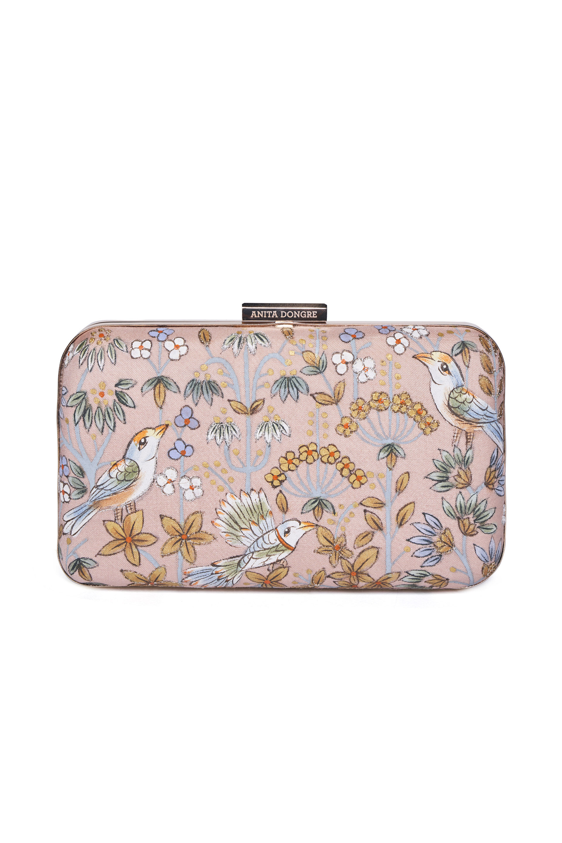 Pichhwai Clutch - Flamingo Pink, Blush, image 5