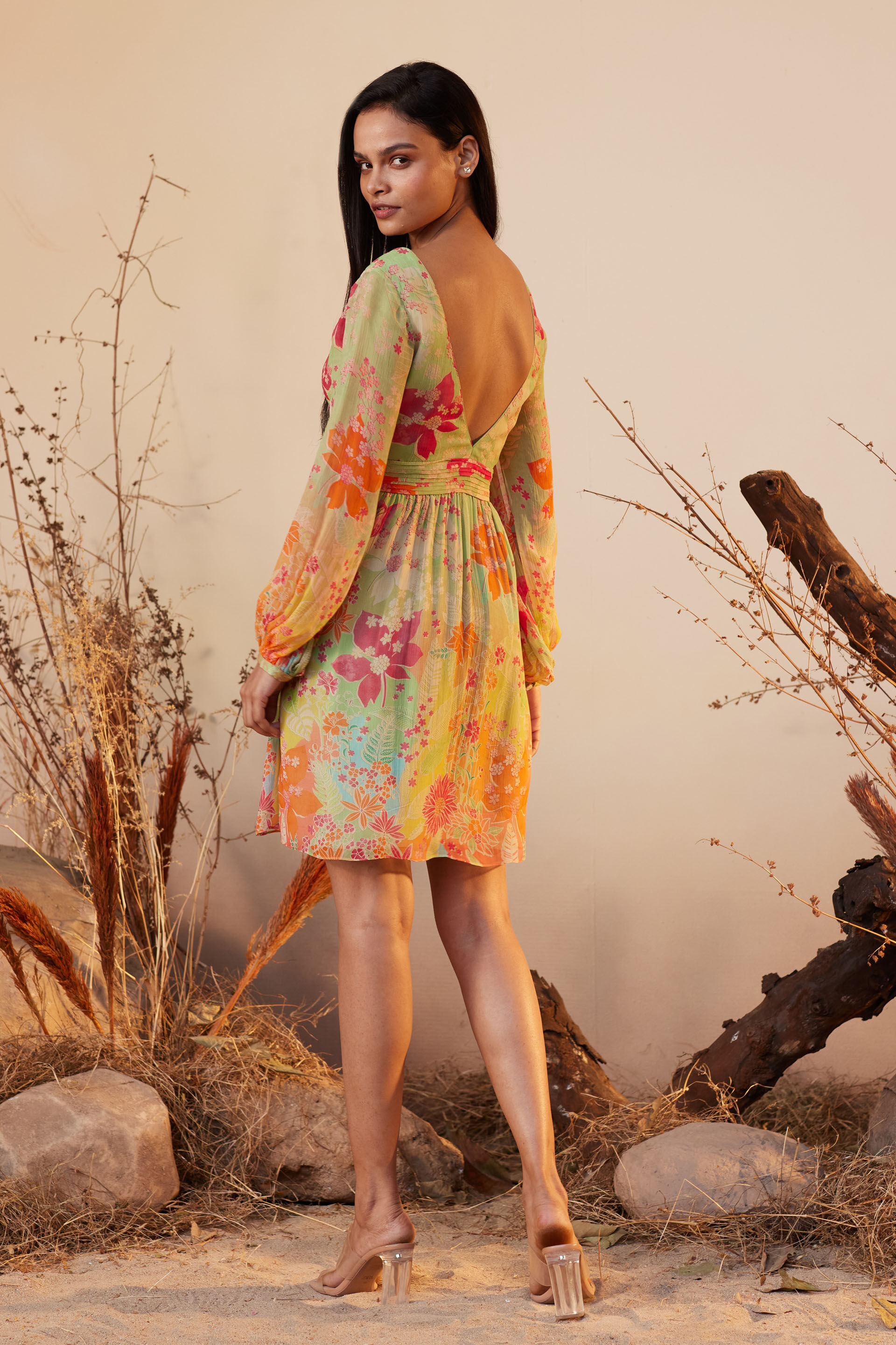 Juliette Dress - Lime, Lime, image 3