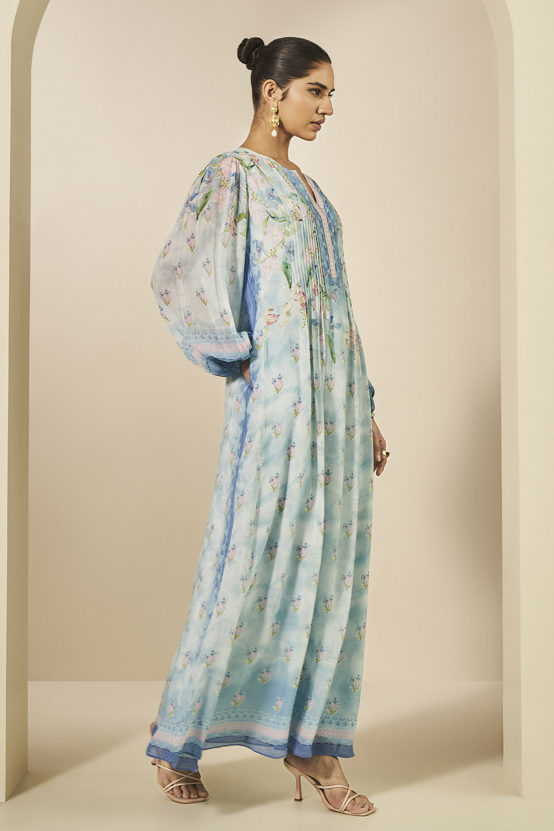 Dayflower Kaftan - Blue