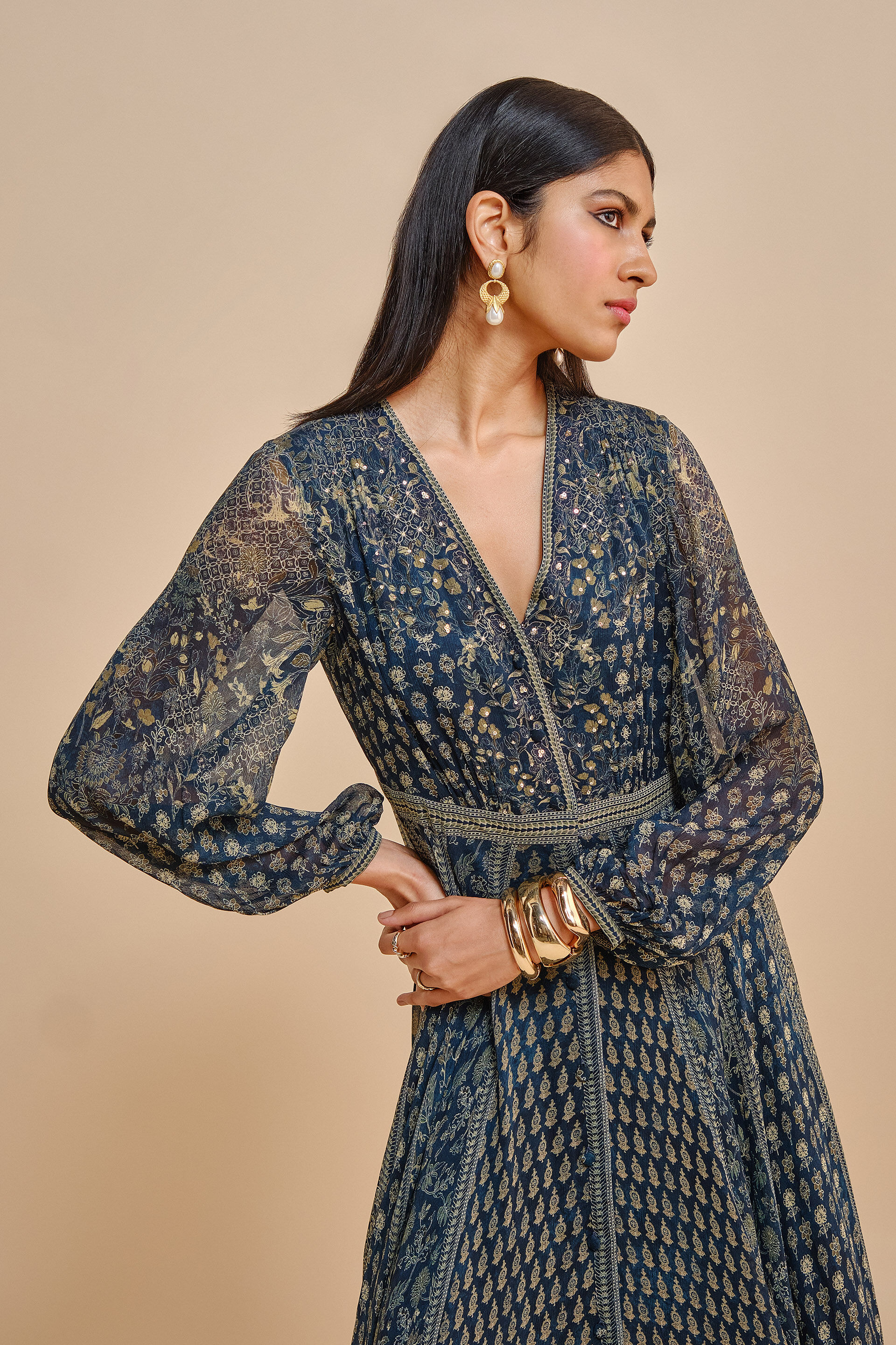 Androsa Kaftan - Blue, Blue, image 5