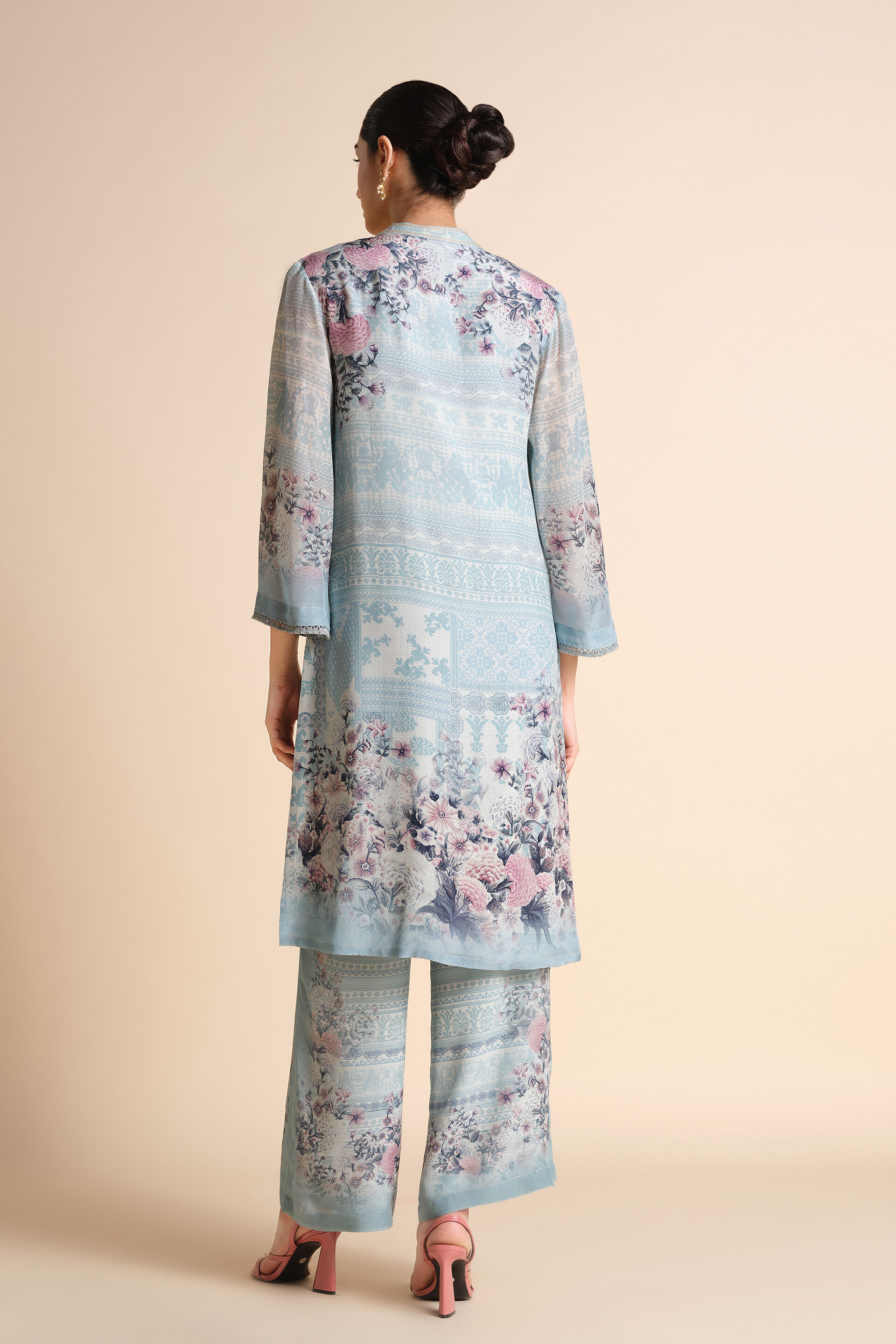 Vanisa Kurta Set - Powder Blue, Powder Blue, image 2