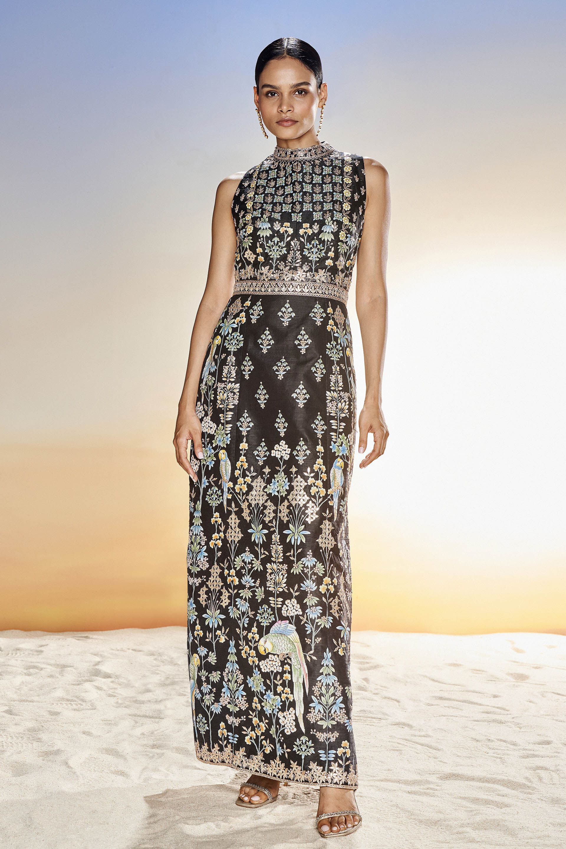 Laila Gown- Black, Black, image 1