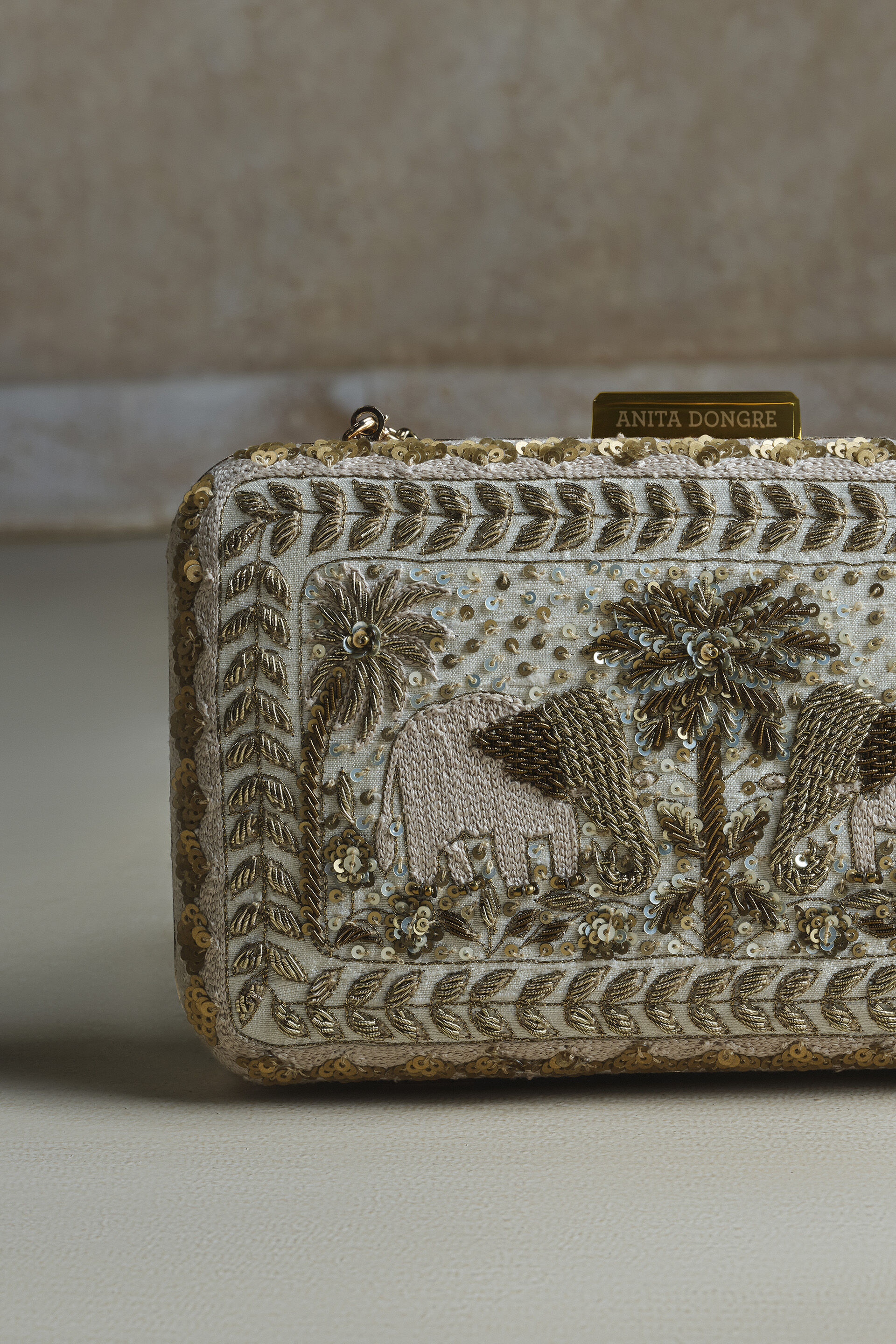 Haathi Harmony Clutch - Ivory, Ivory, image 4