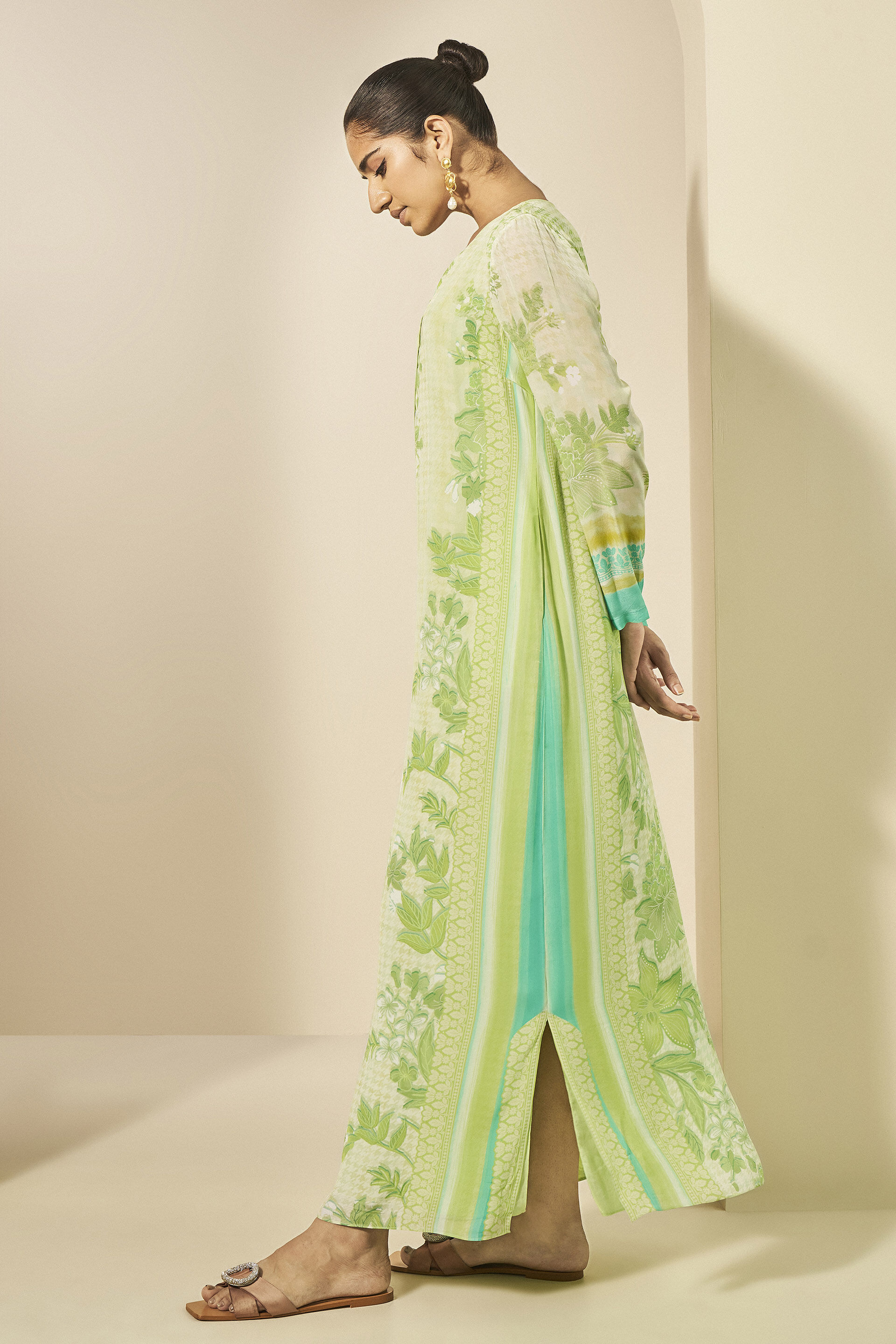 Mongo Kaftan - Lime, Lime, image 2