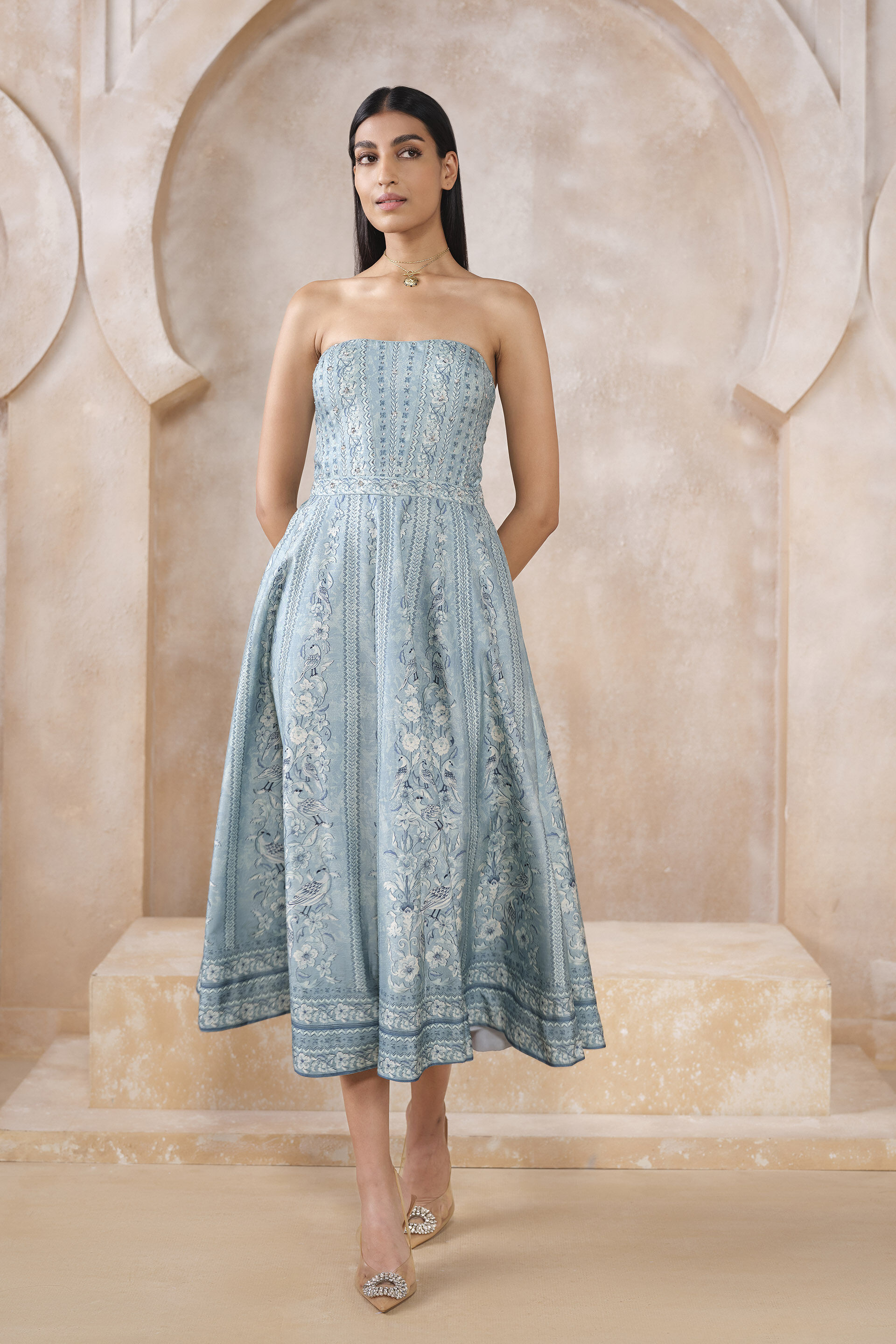Elazar Dress - Blue