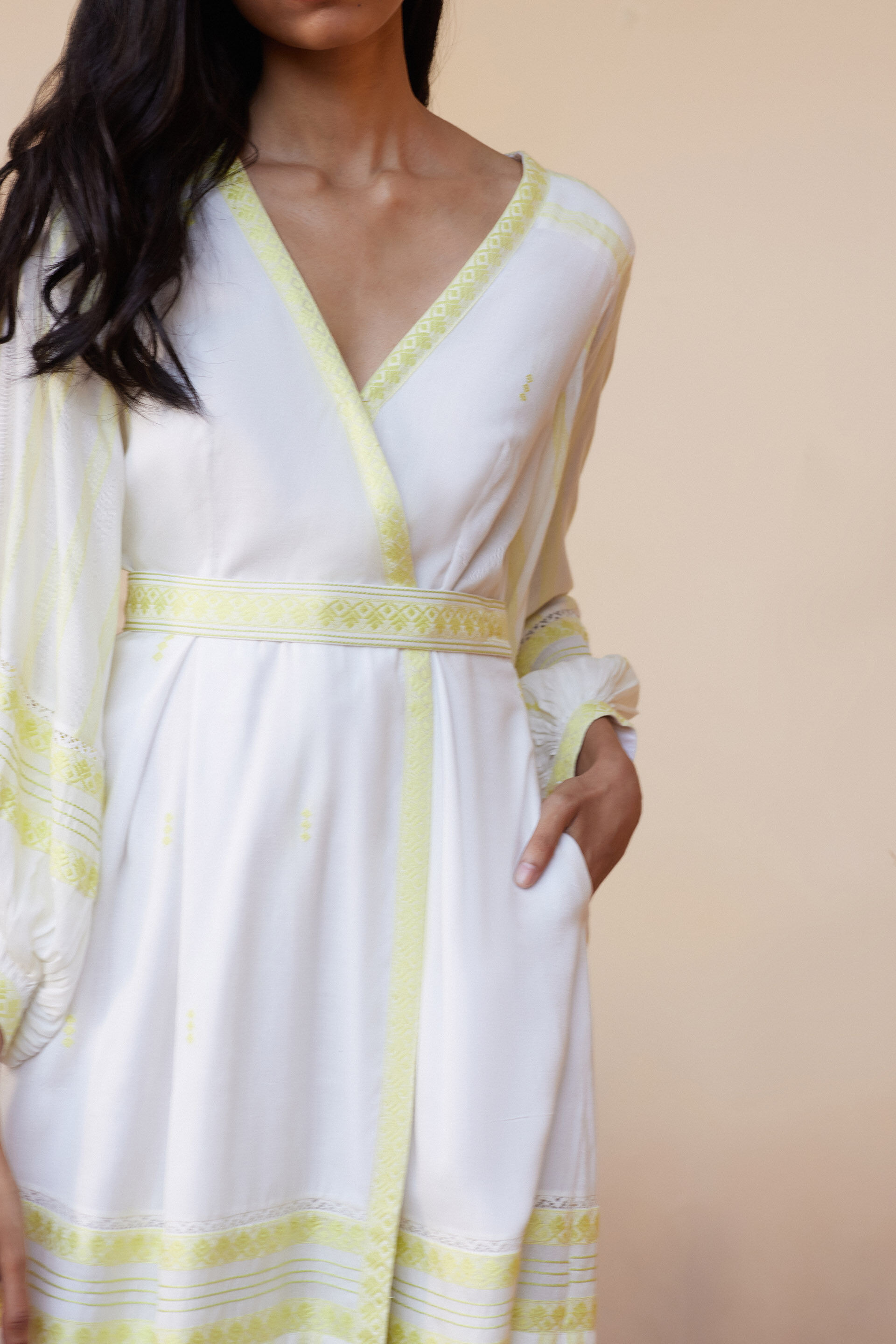 Umika Dress - Lime, Lime, image 6