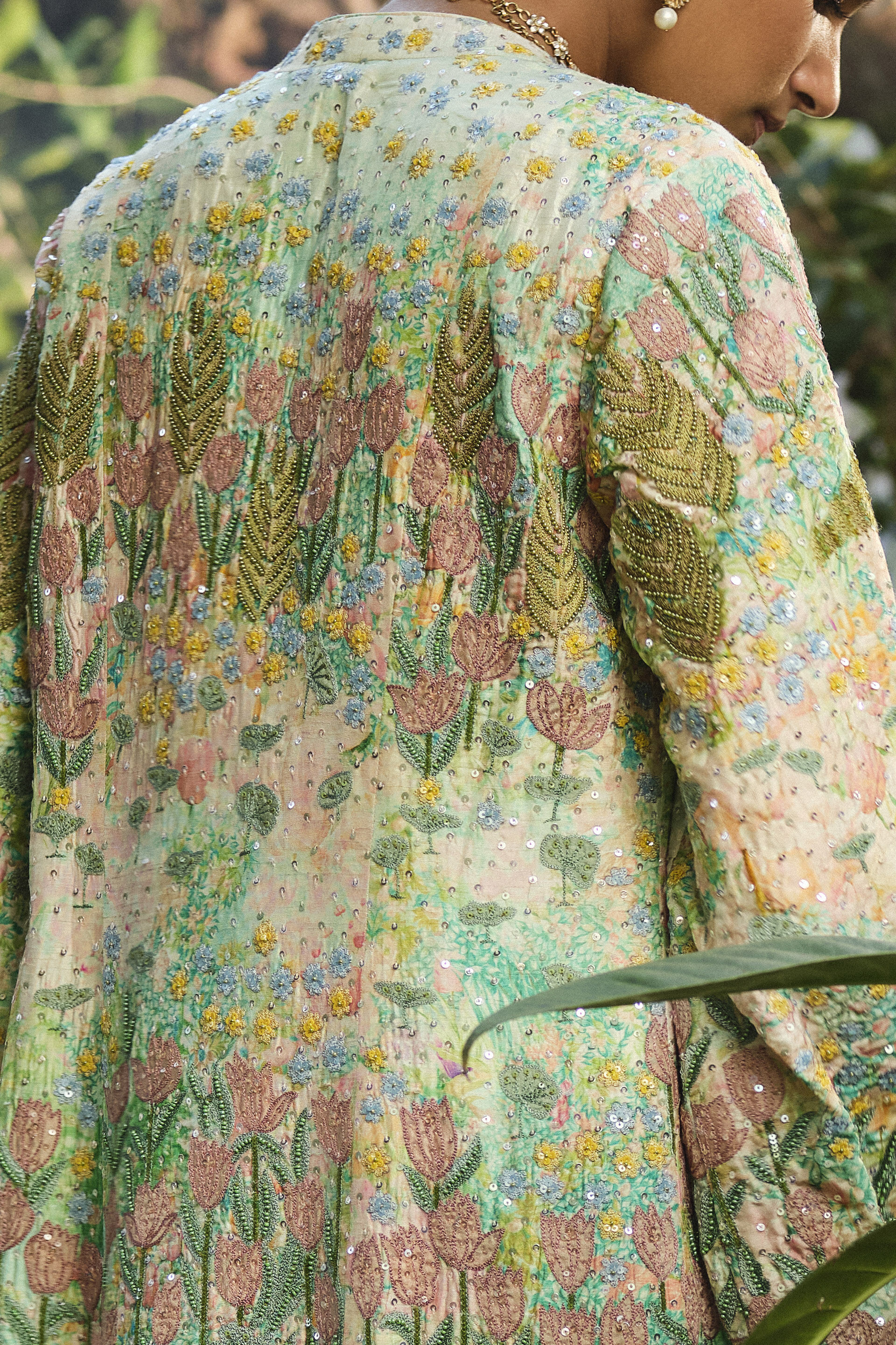 Lakeforest Embroidered Jacket Set - Sage, Sage, image 4