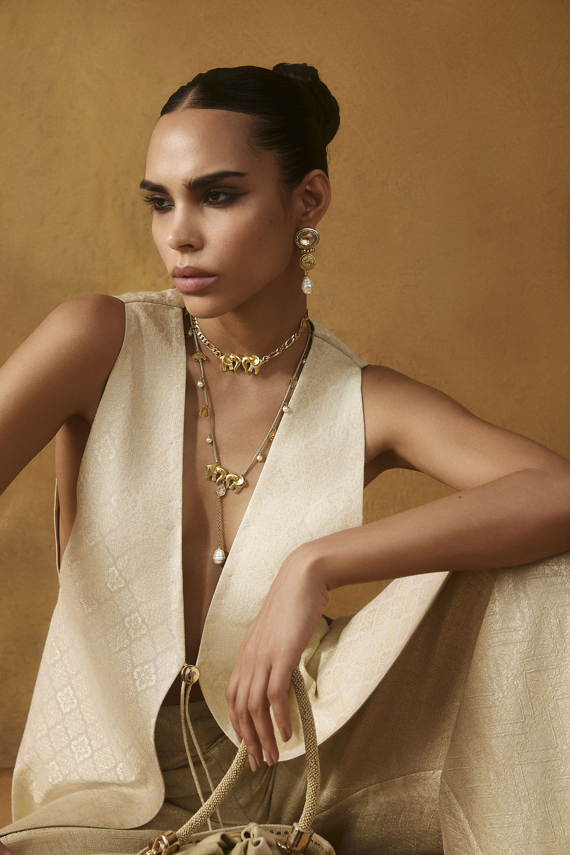 The Haathi Charm Necklace, , image 4