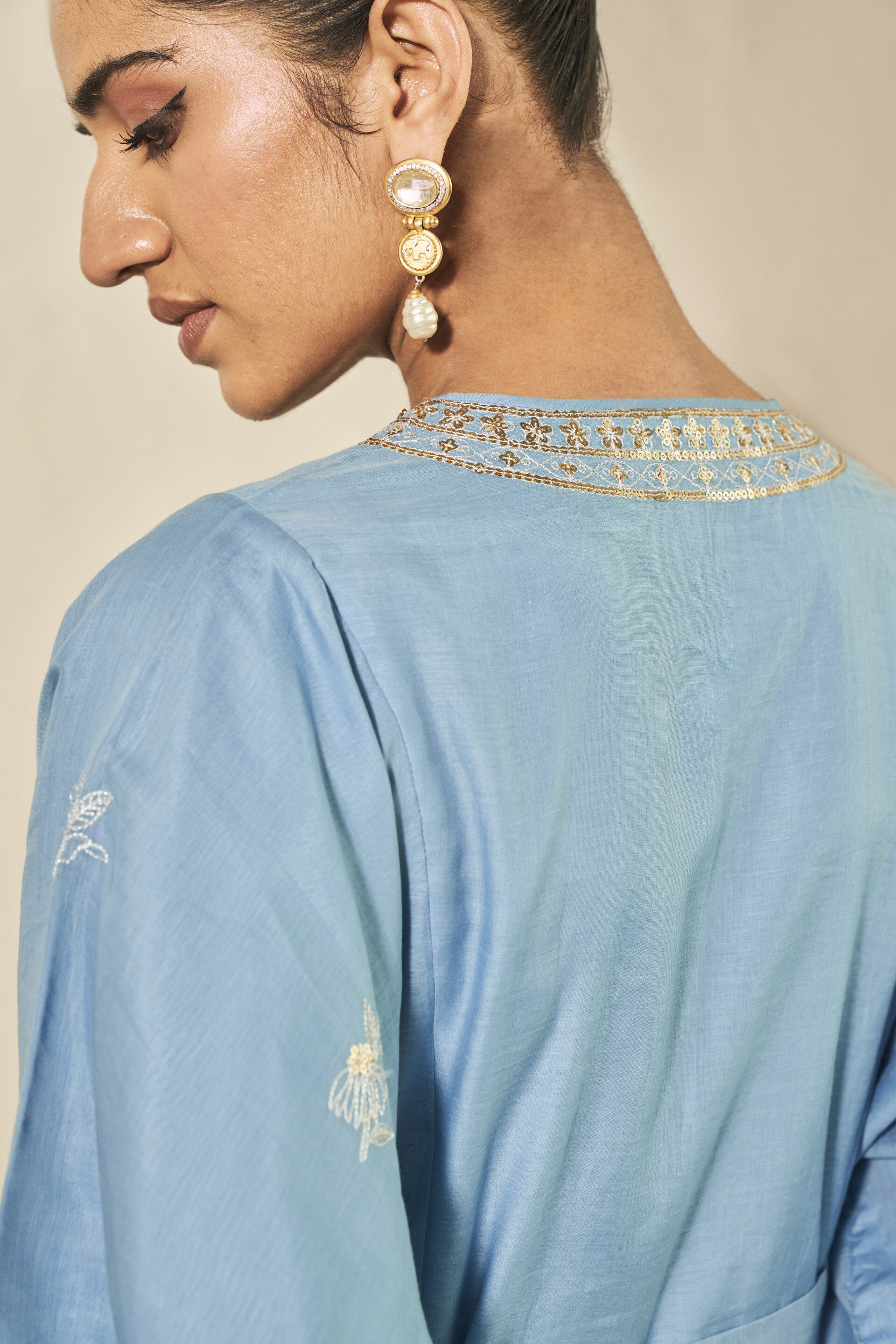 Armonia Kaftan - Blue, Blue, image 6